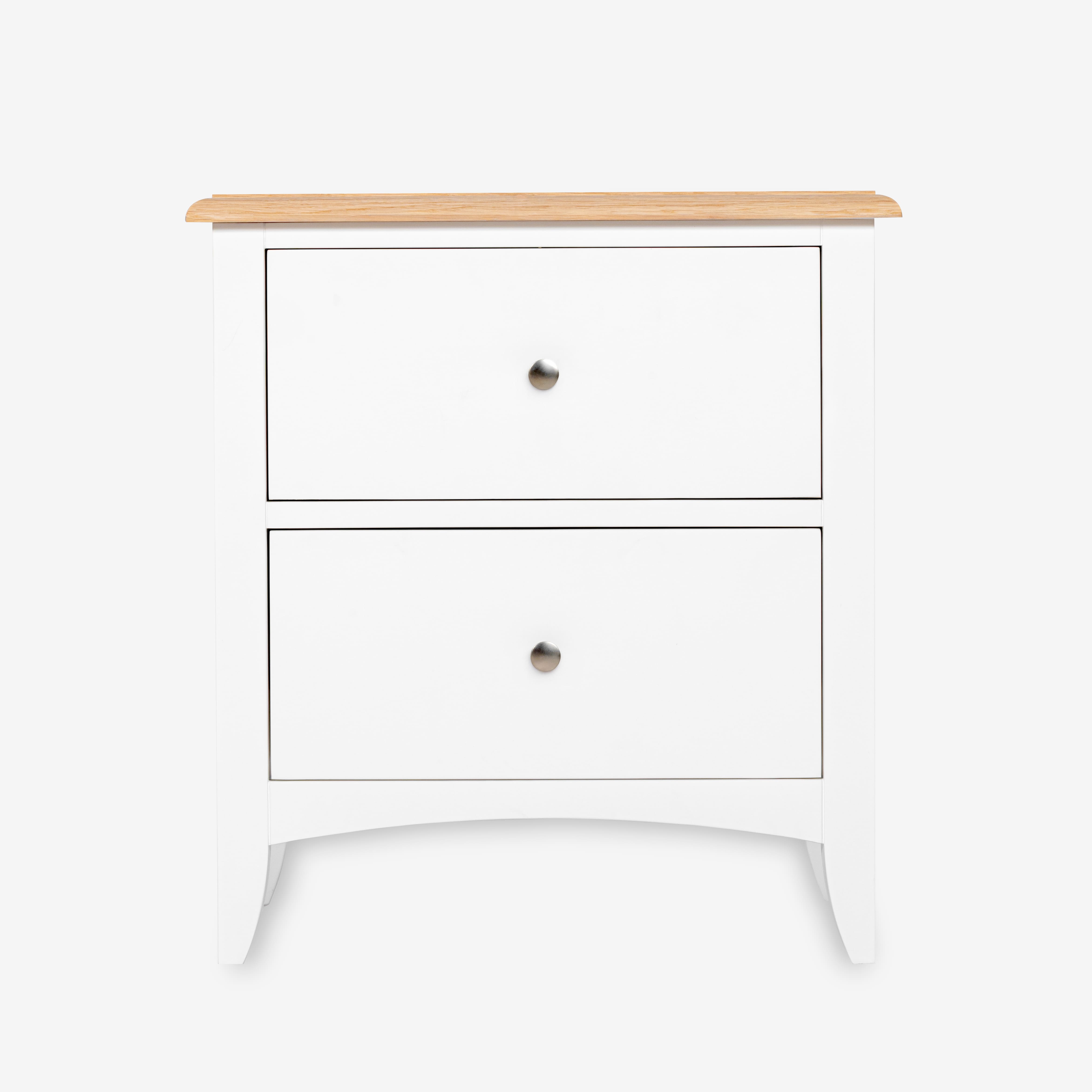 Bristol 2 Drawer Bedside Table