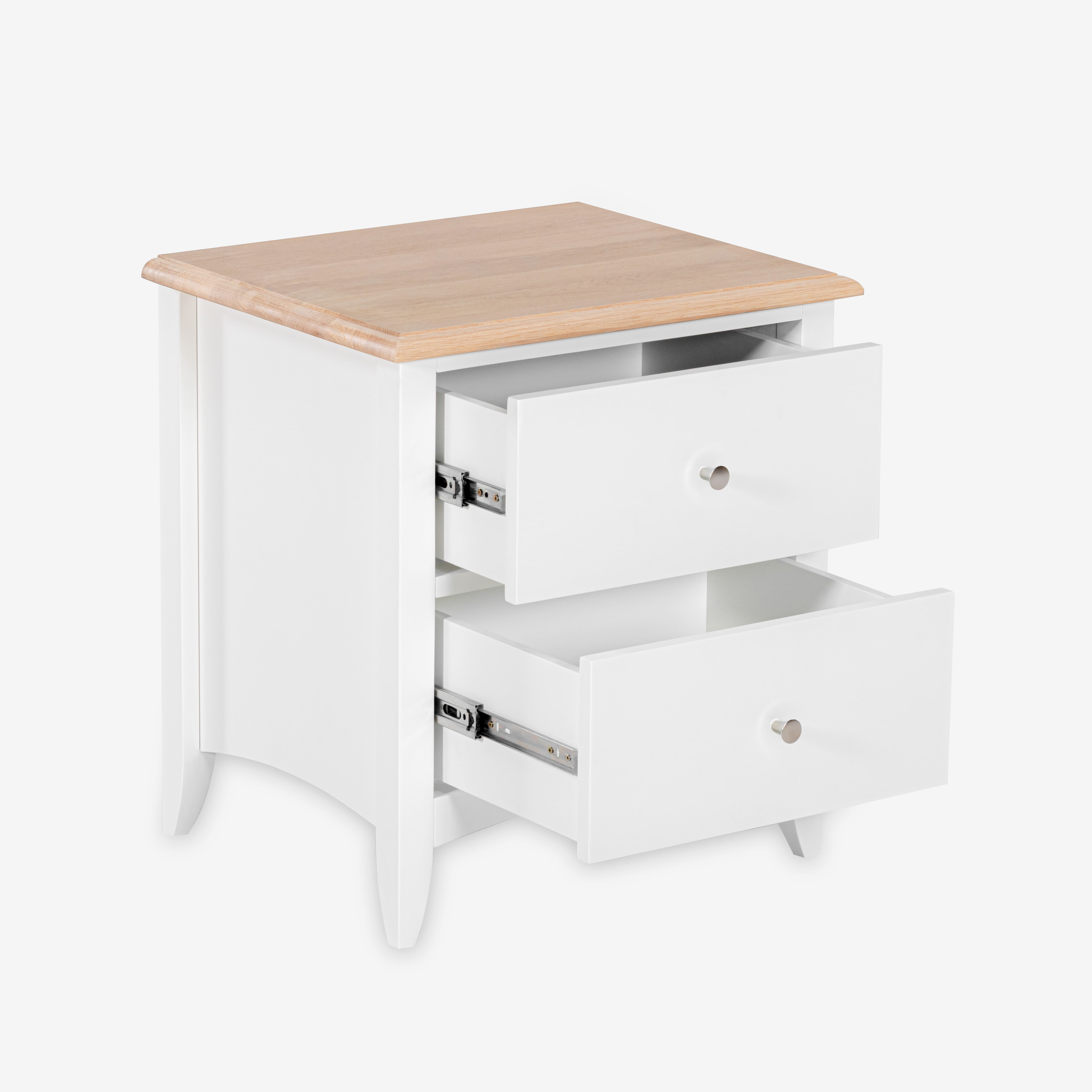 Bristol 2 Drawer Bedside Table