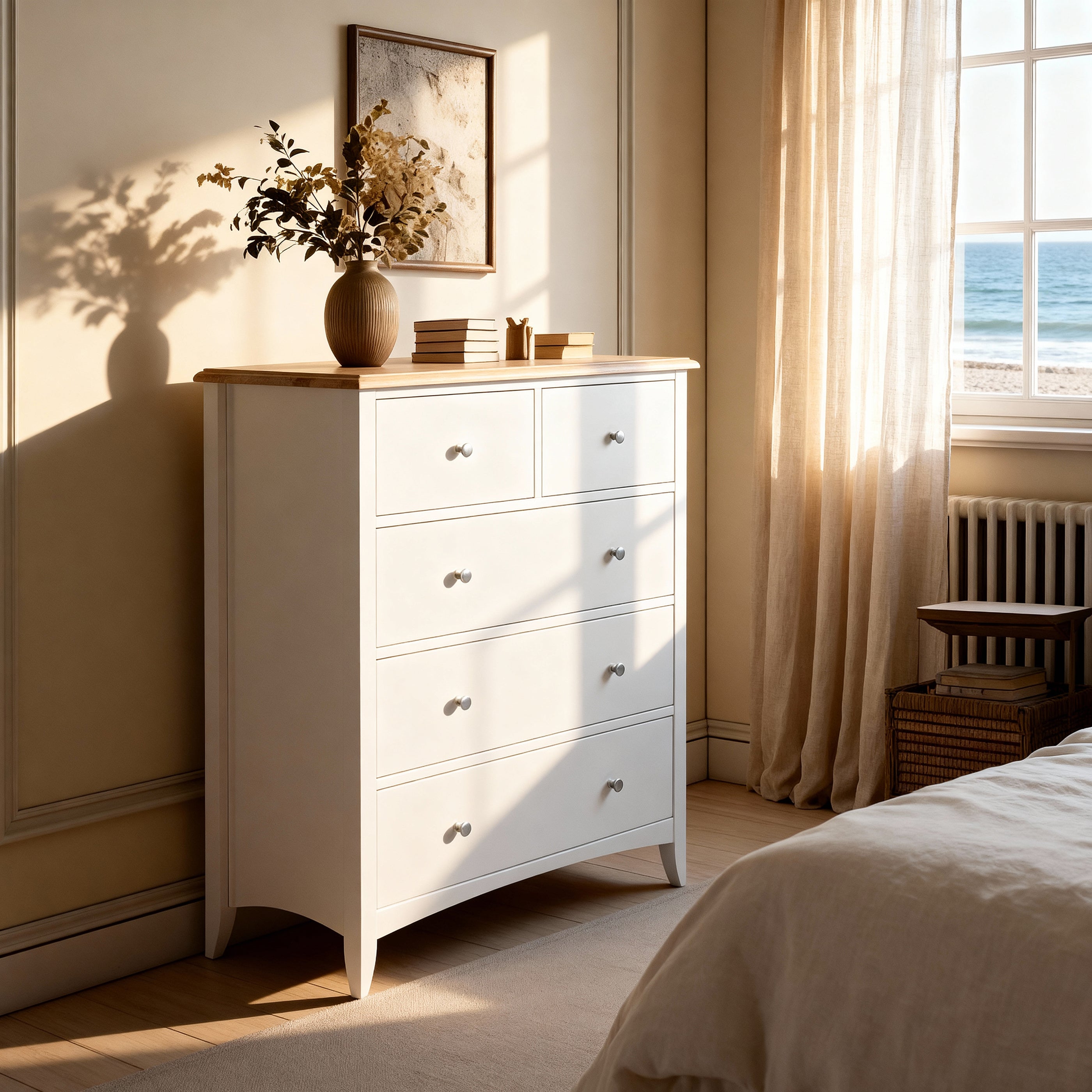 Bristol 5 Drawer Tallboy