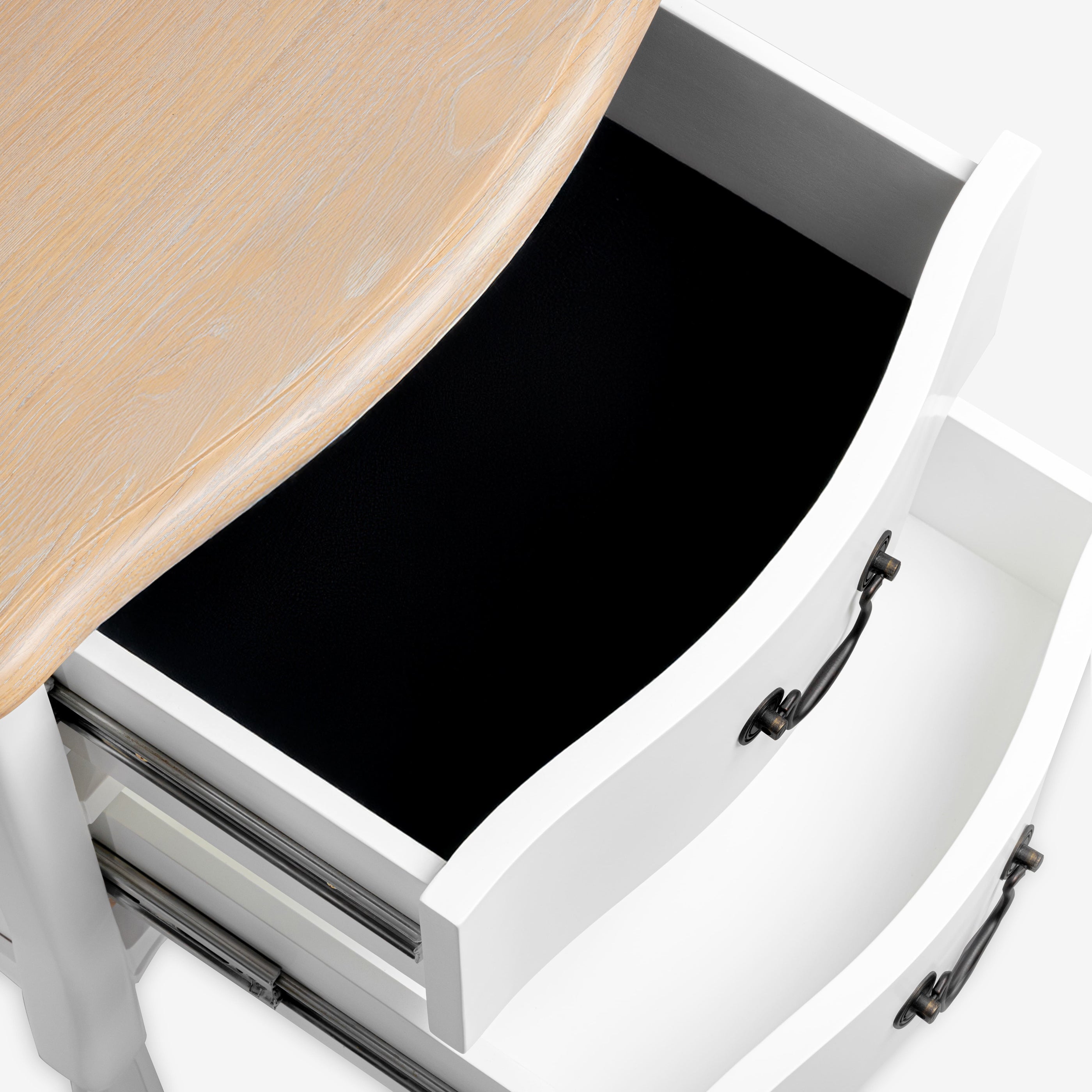 Newcastle 2 Drawer Bedside Table
