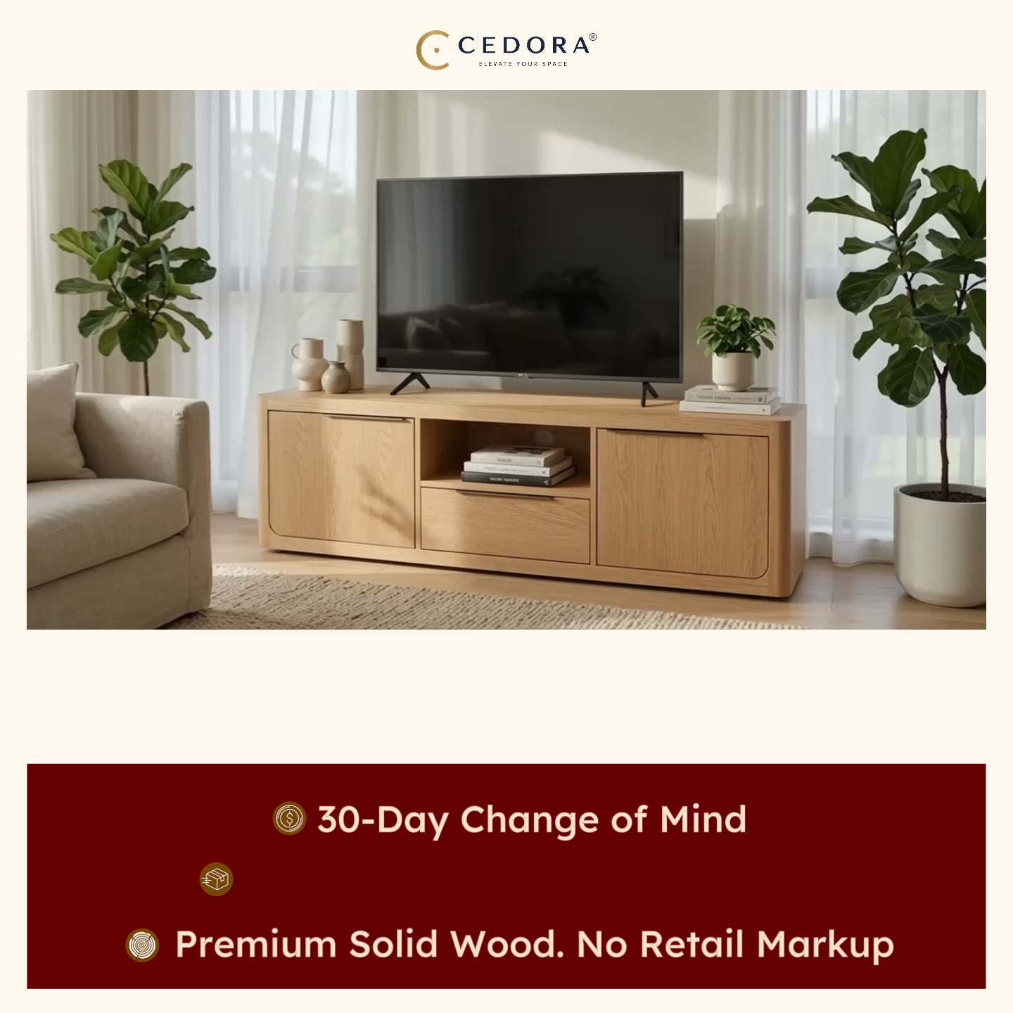 Load video: Byron Acacia 2 Door TV Unit
