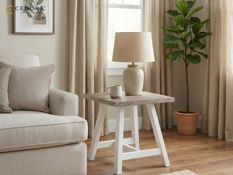 Stylish side table decor ideas styled to look balanced not cluttered