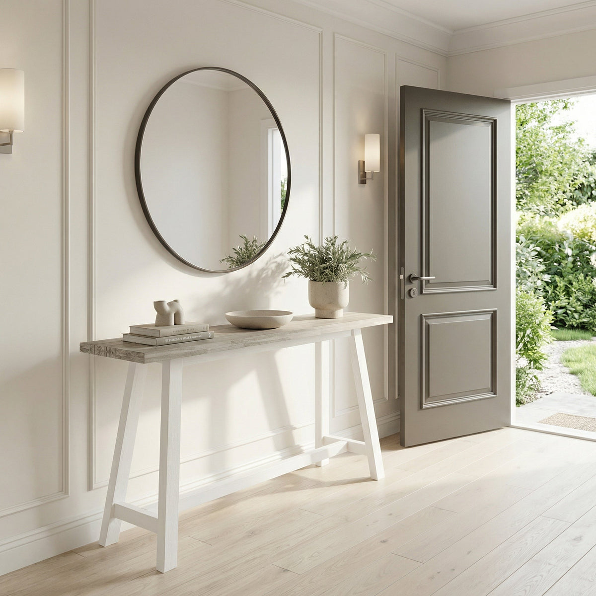 Oxford Acacia Console Table — lifestyle 2