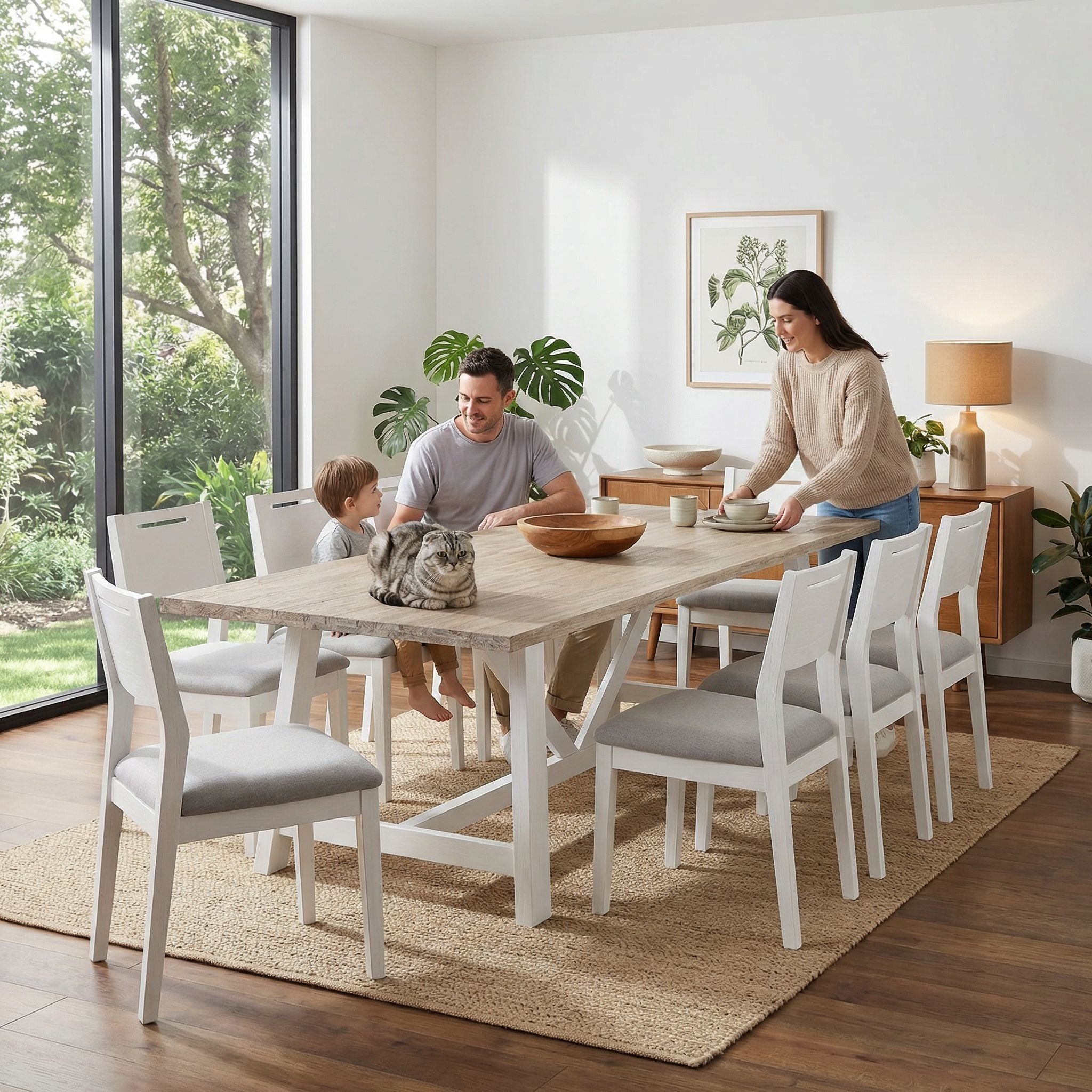 Oxford 240cm 8 Seater Dining Set