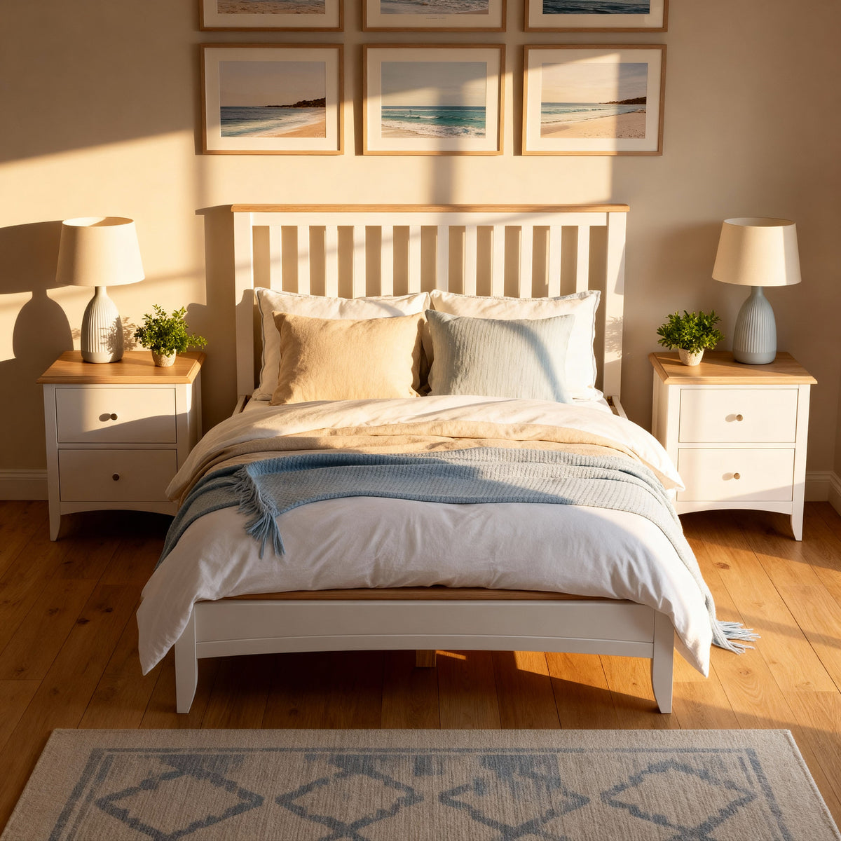 Bristol Pine King Bed Frame lifestyle scene 3