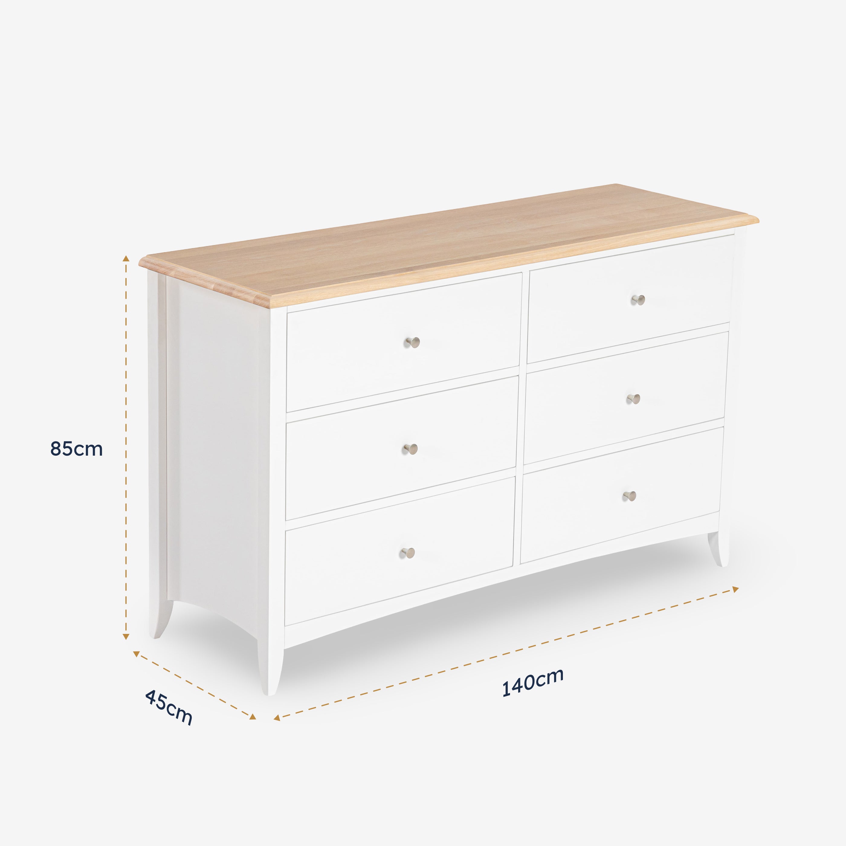 Bristol 6 Drawer Chest