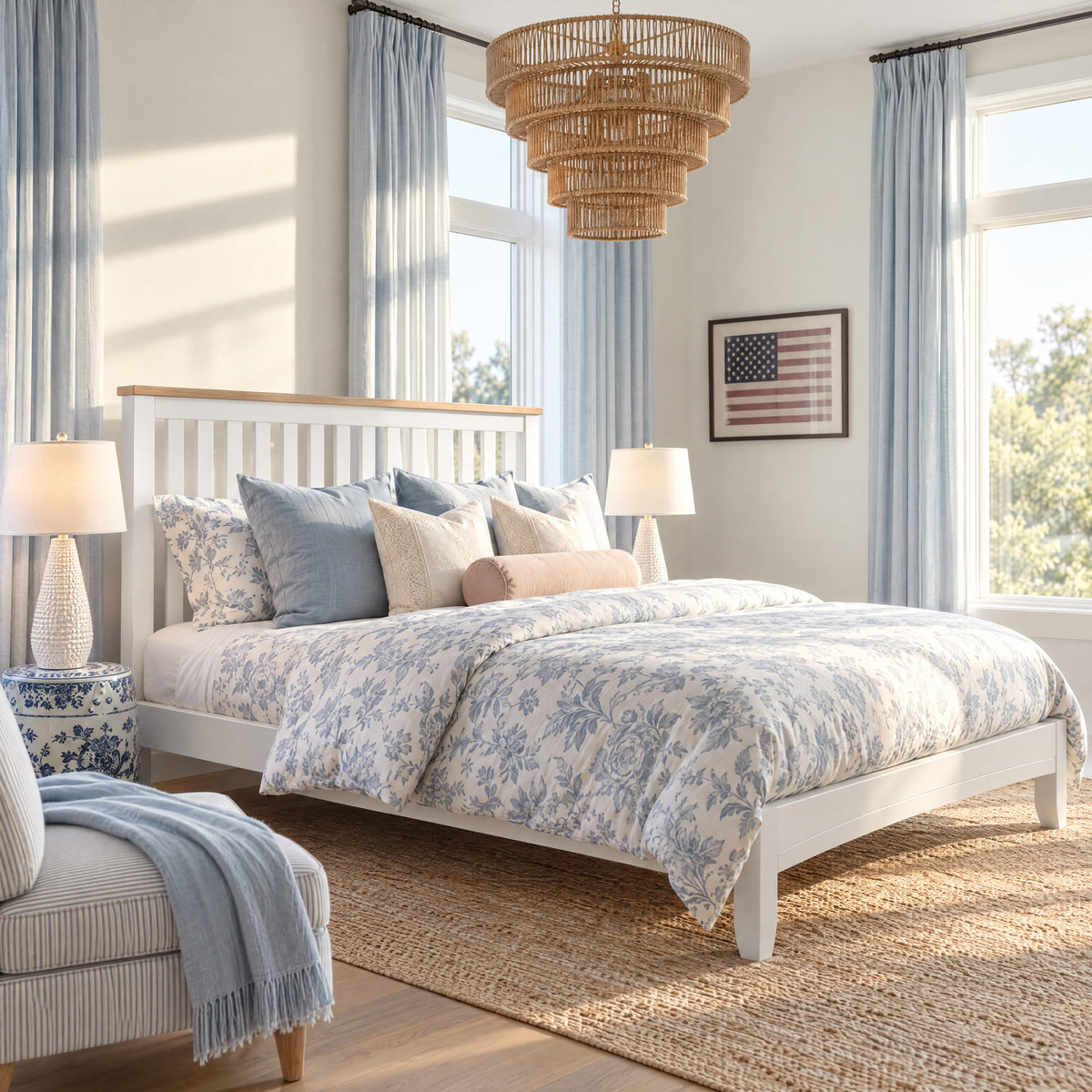 Bristol Pine King Bed Frame