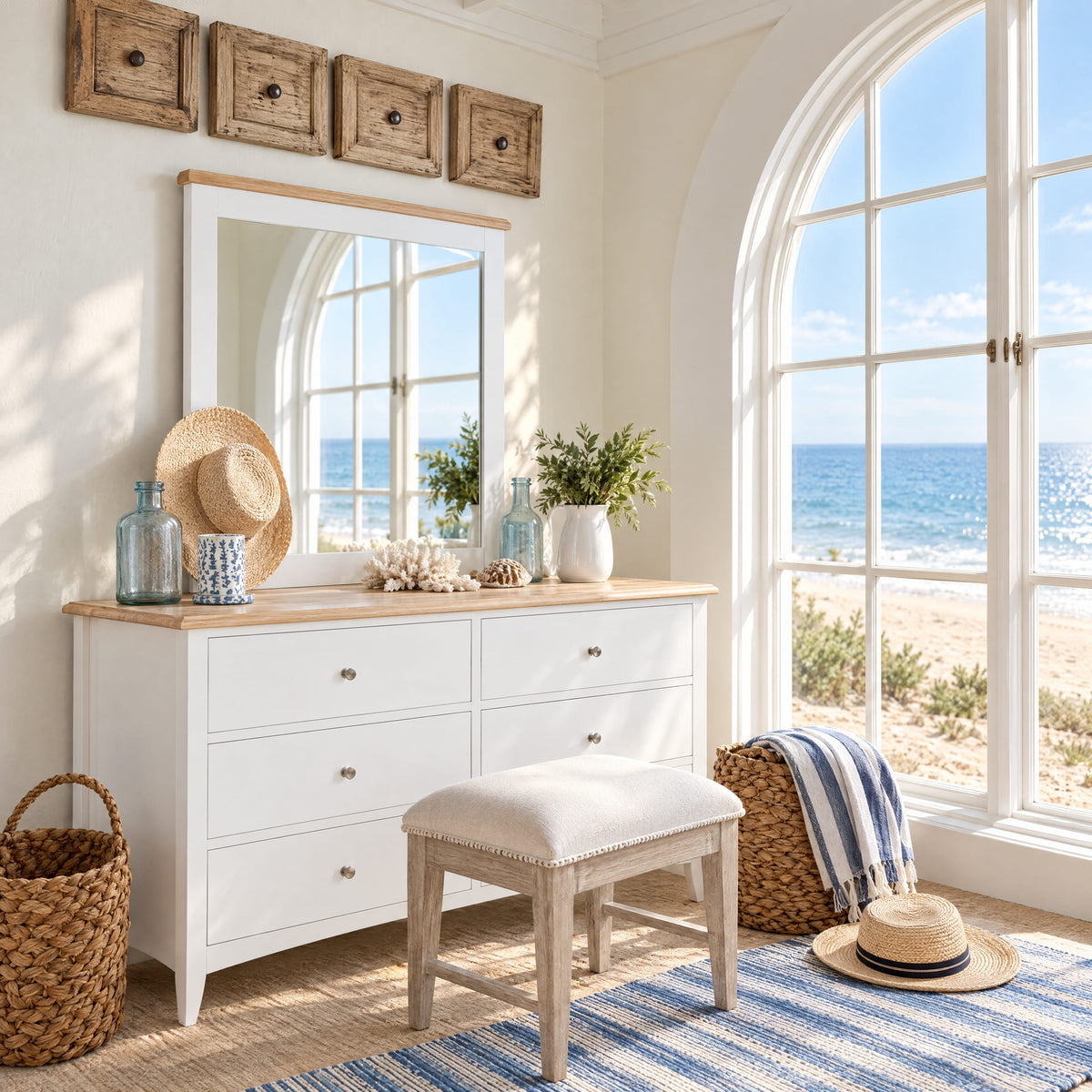 Bristol Pine 6 Drawer Chest