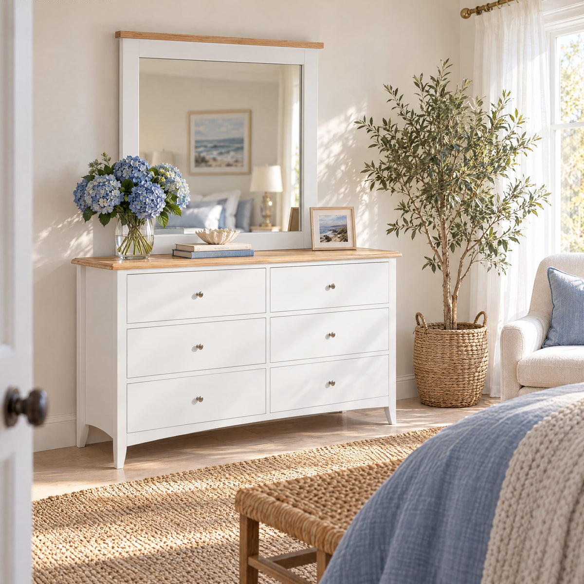Bristol Pine 6 Drawer Chest