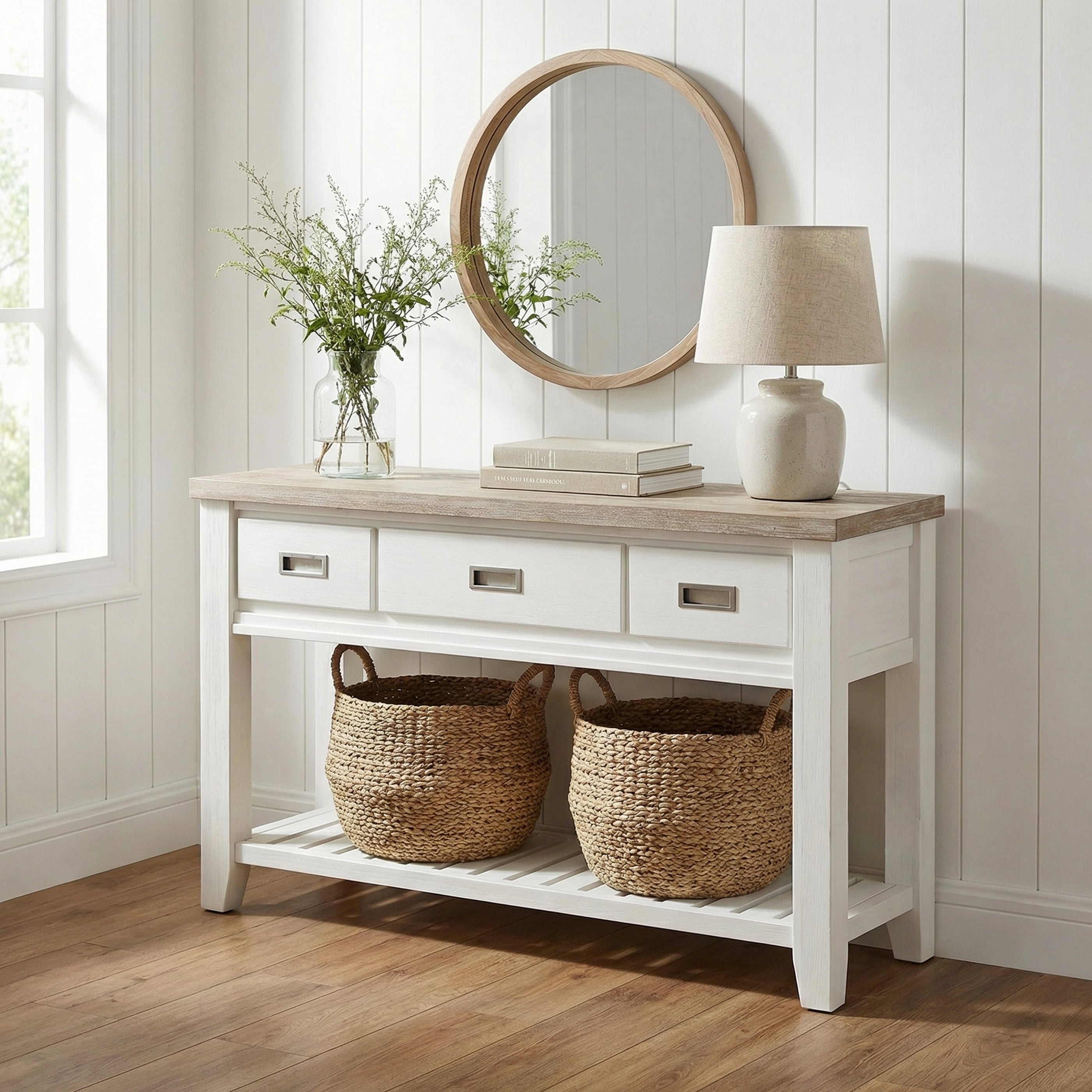 Byron 3 Drawer Console Table
