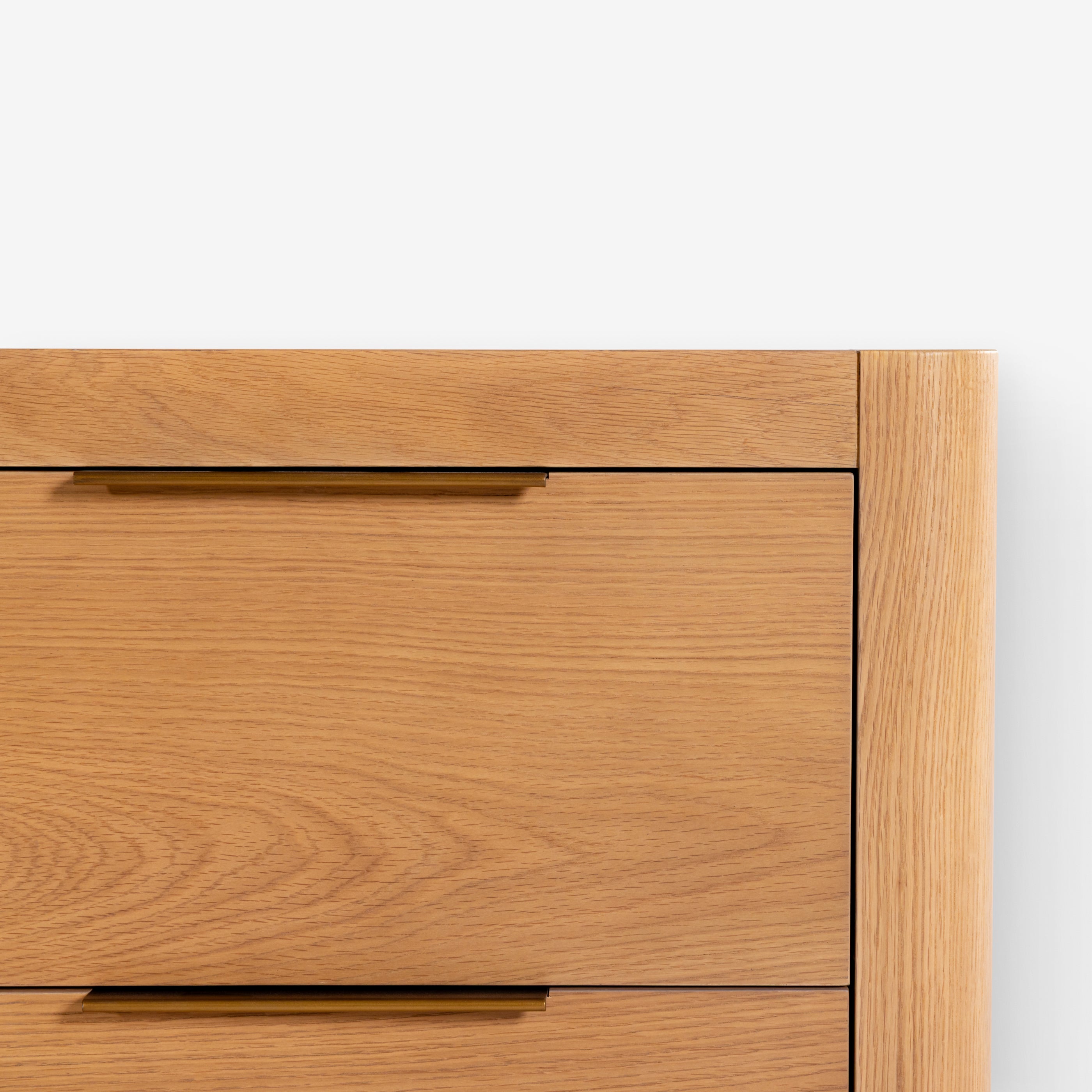 Liverpool 2 Drawer Bedside Table (Natural)