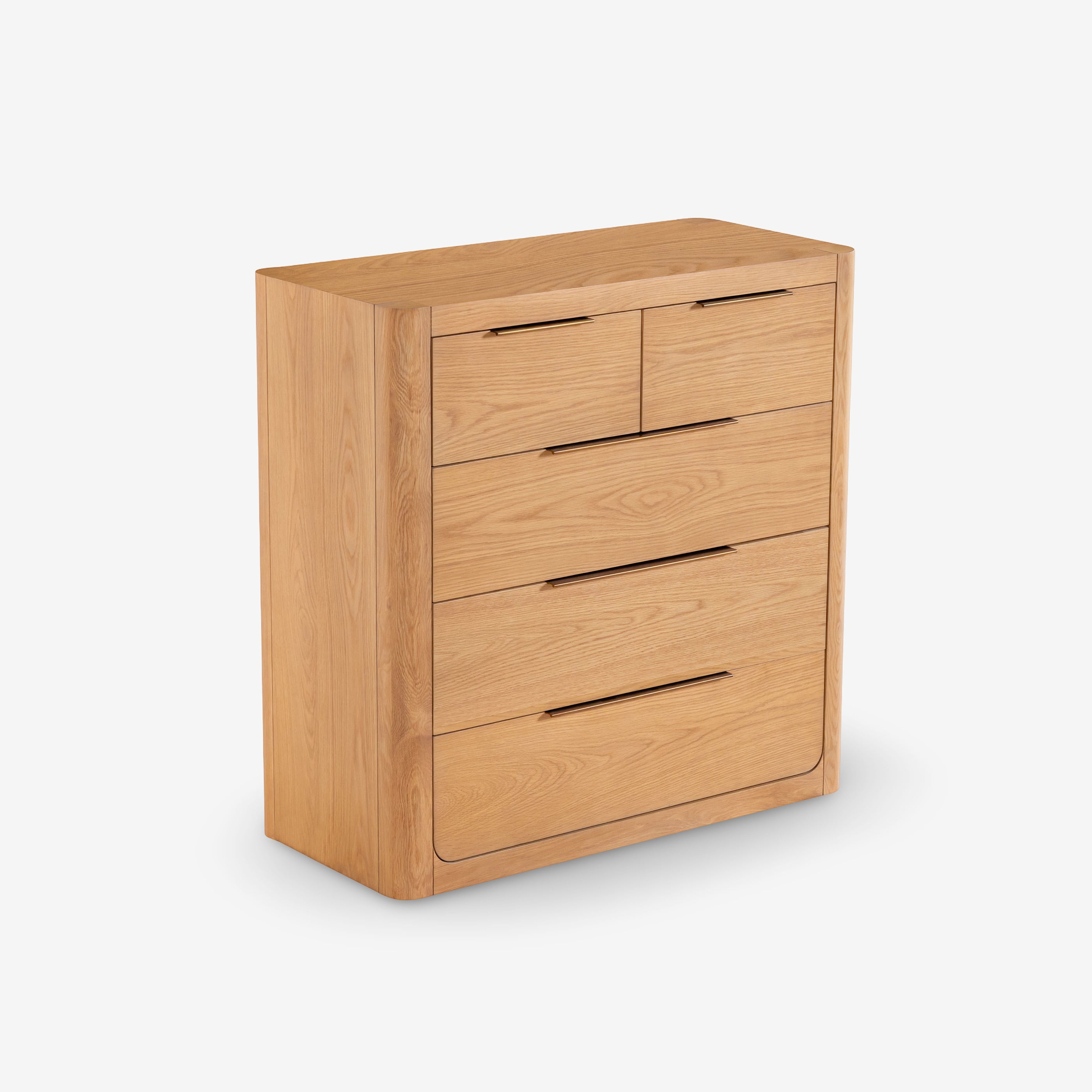 Liverpool 5 Drawer Tallboy (Natural)