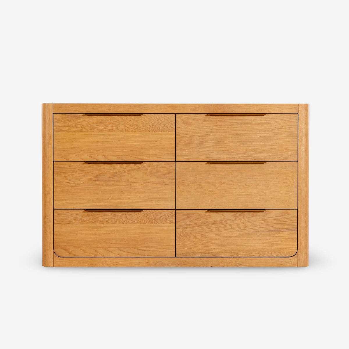 Liverpool Pine 3-Piece Bedroom Set – Queen Bed, Bedside & 6-Drawer Chest – Natural — Liverpool 6-Drawer Chest — studio 2