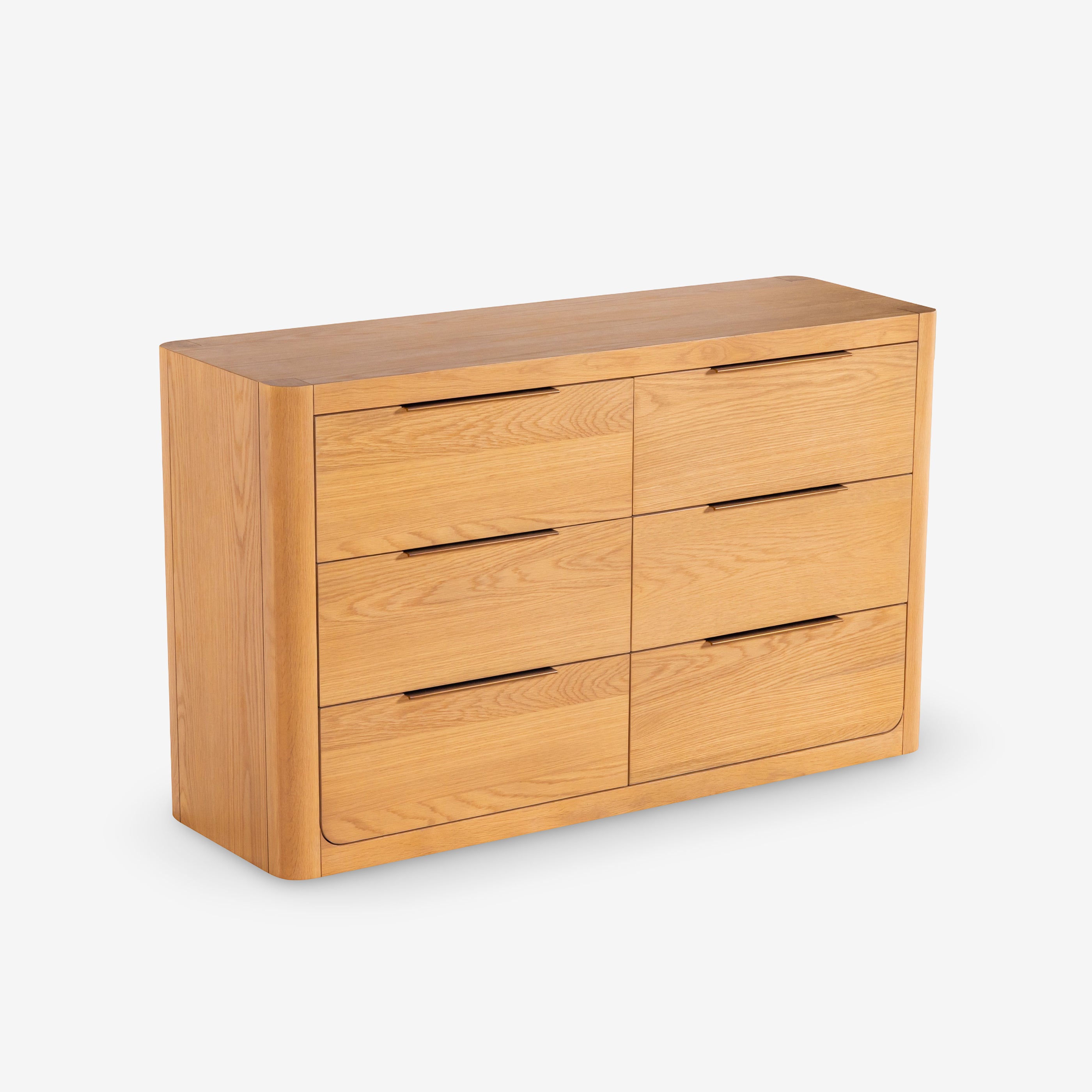 Liverpool 6 Drawer Chest (Natural)