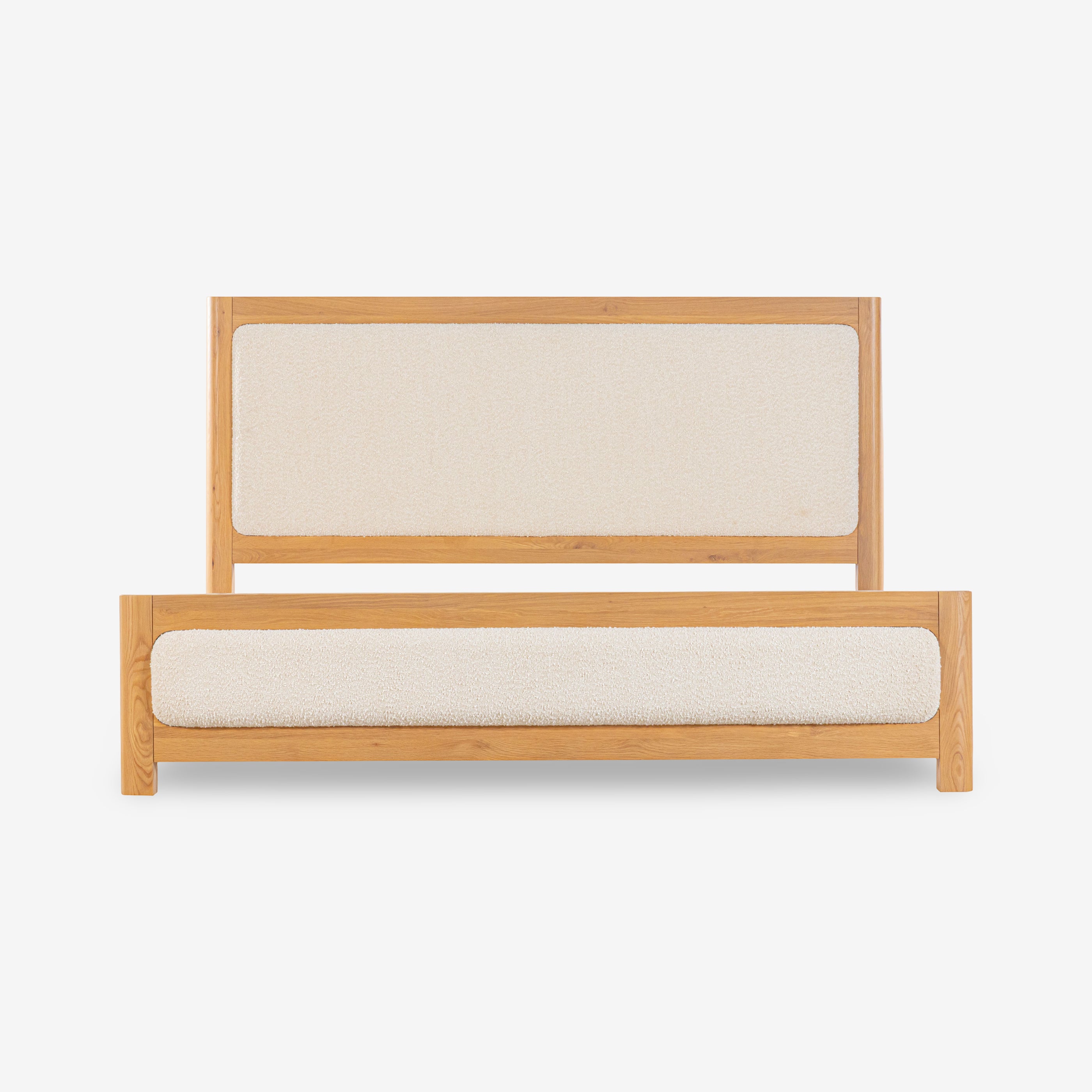 Liverpool King Bed Frame (Natural)