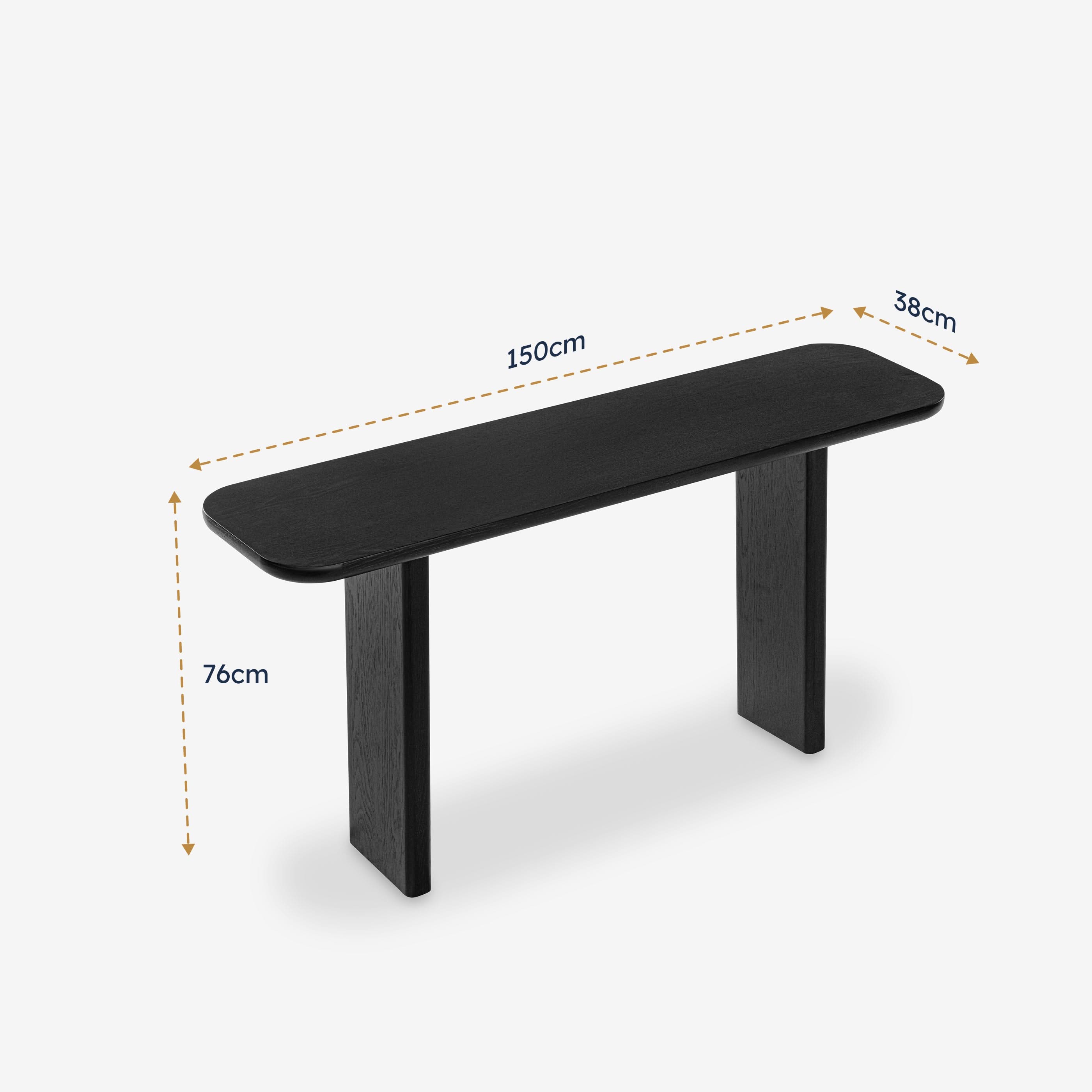 Liverpool Console Table (Black)