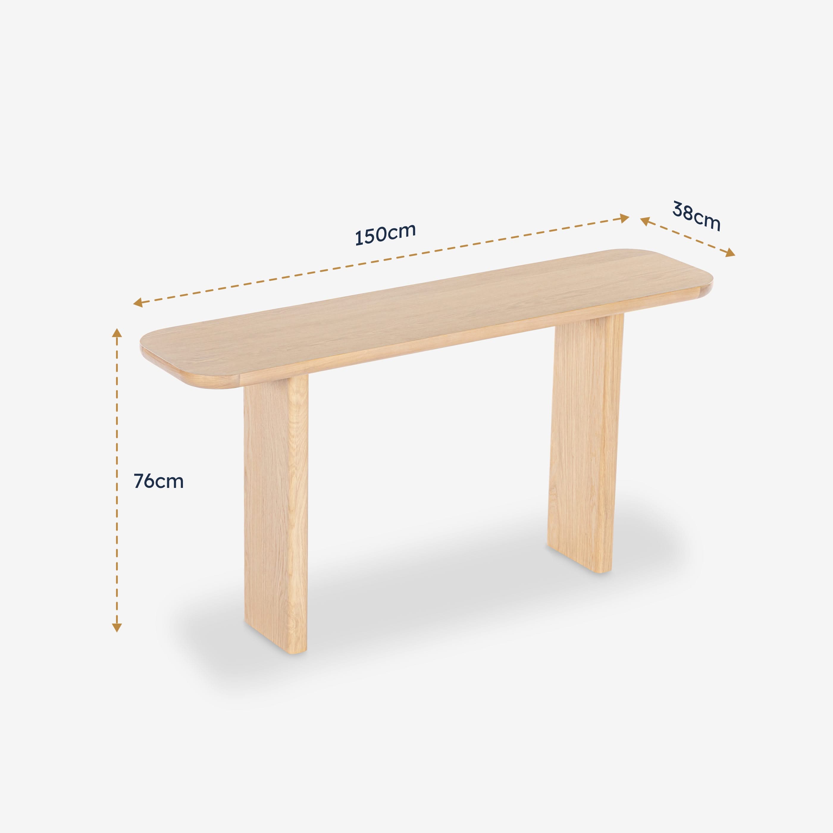 Liverpool Console Table (Natural)