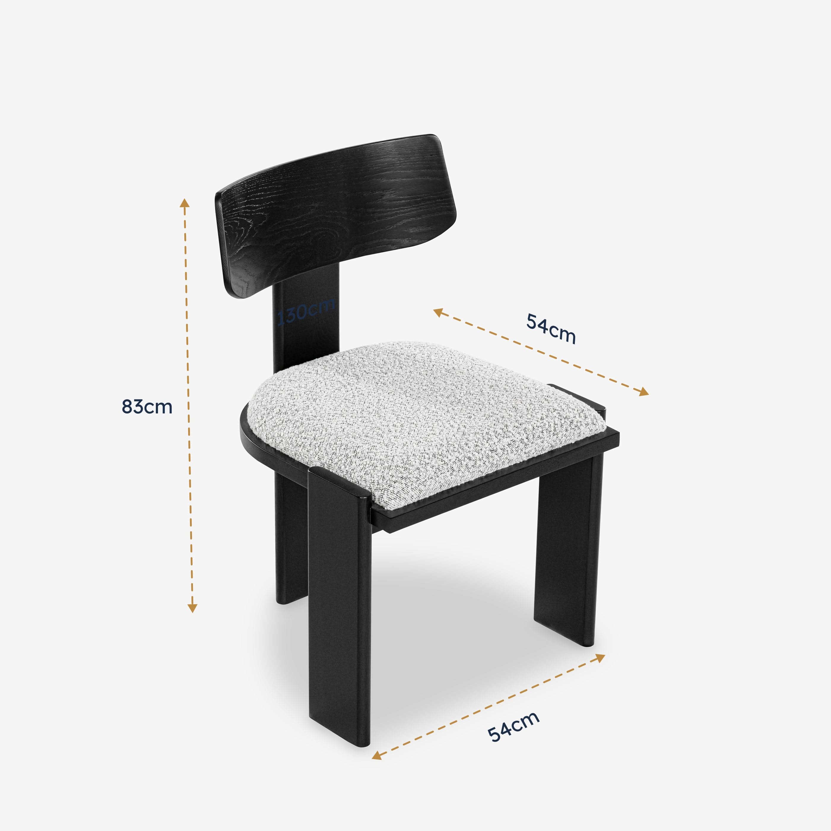 Liverpool Dining Chair (Black)