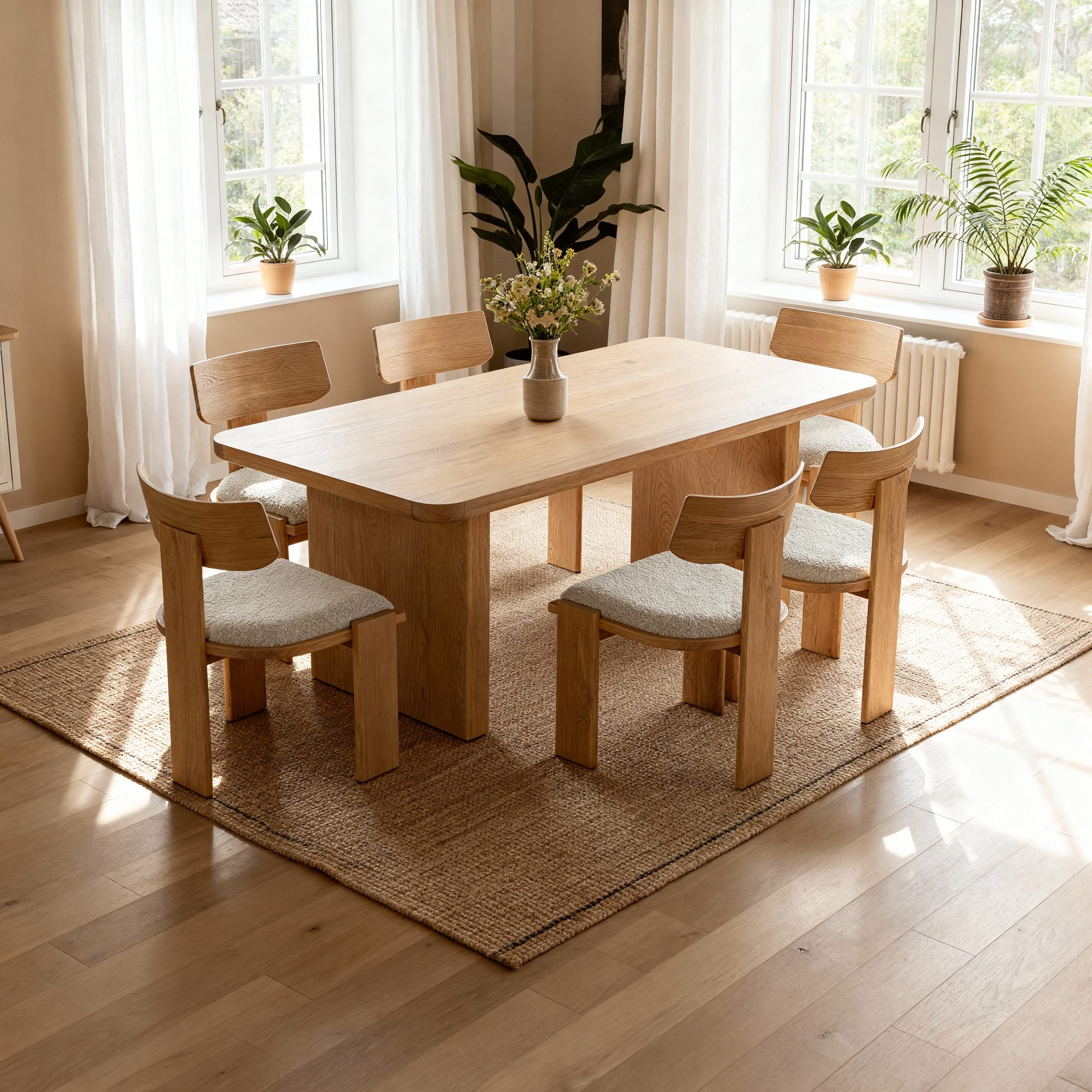 Liverpool Dining Table 190cm (Natural)