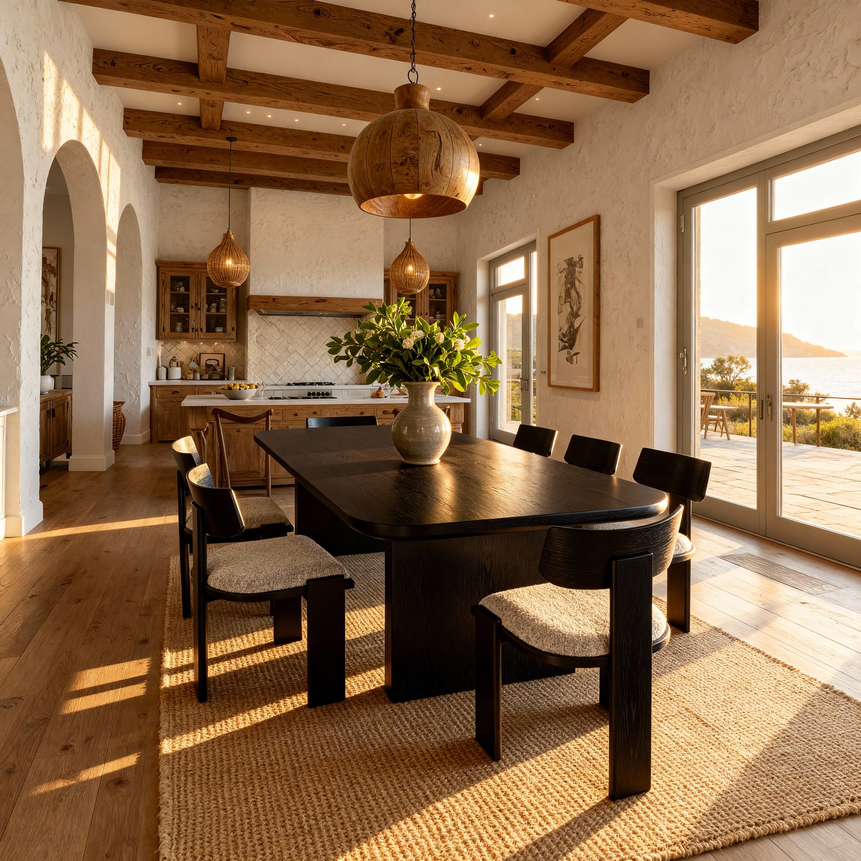 Liverpool Dining Table 240cm (Black)