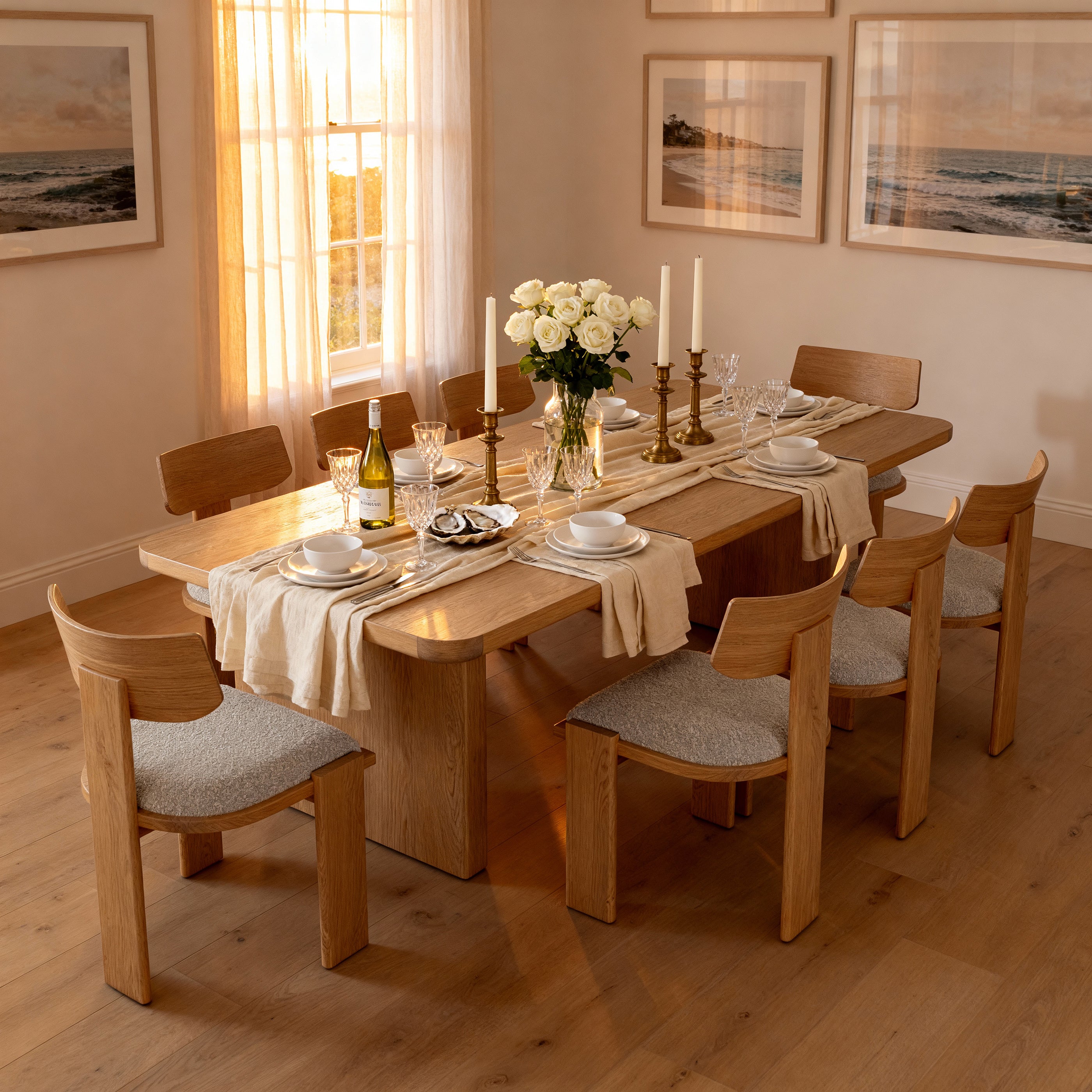 Liverpool Dining Table 240cm (Natural)