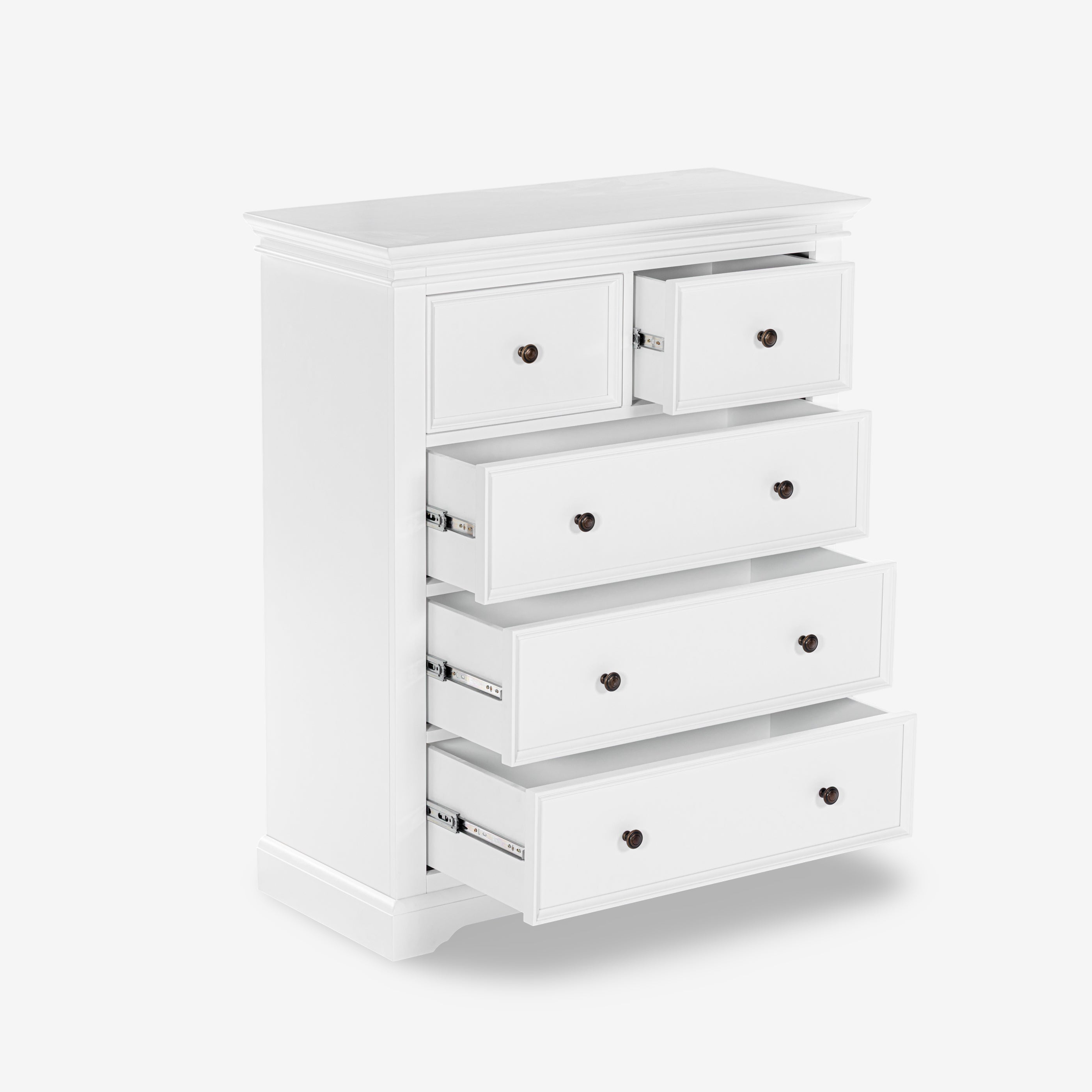 London 5 Drawer Tallboy