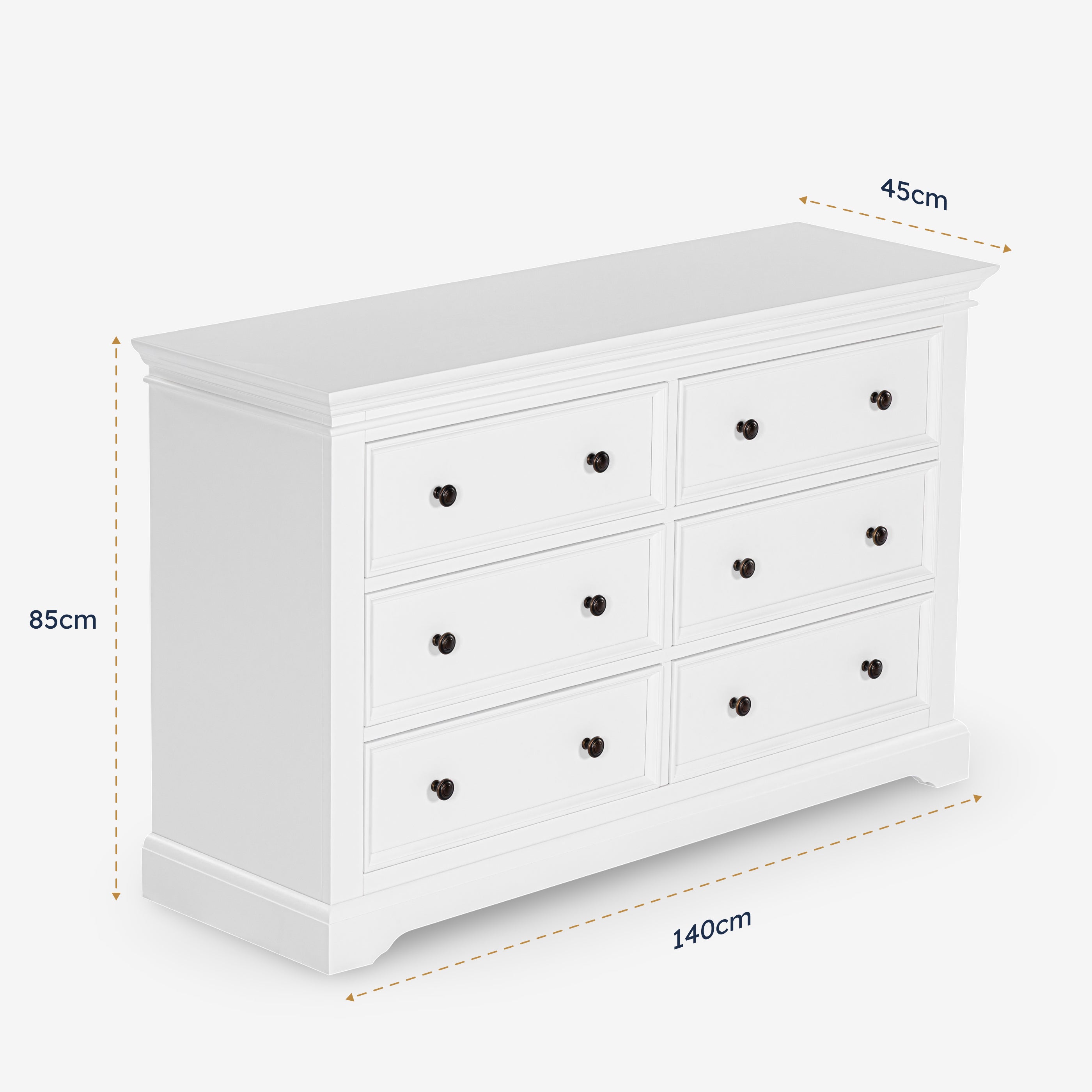 London 6 Drawer Chest