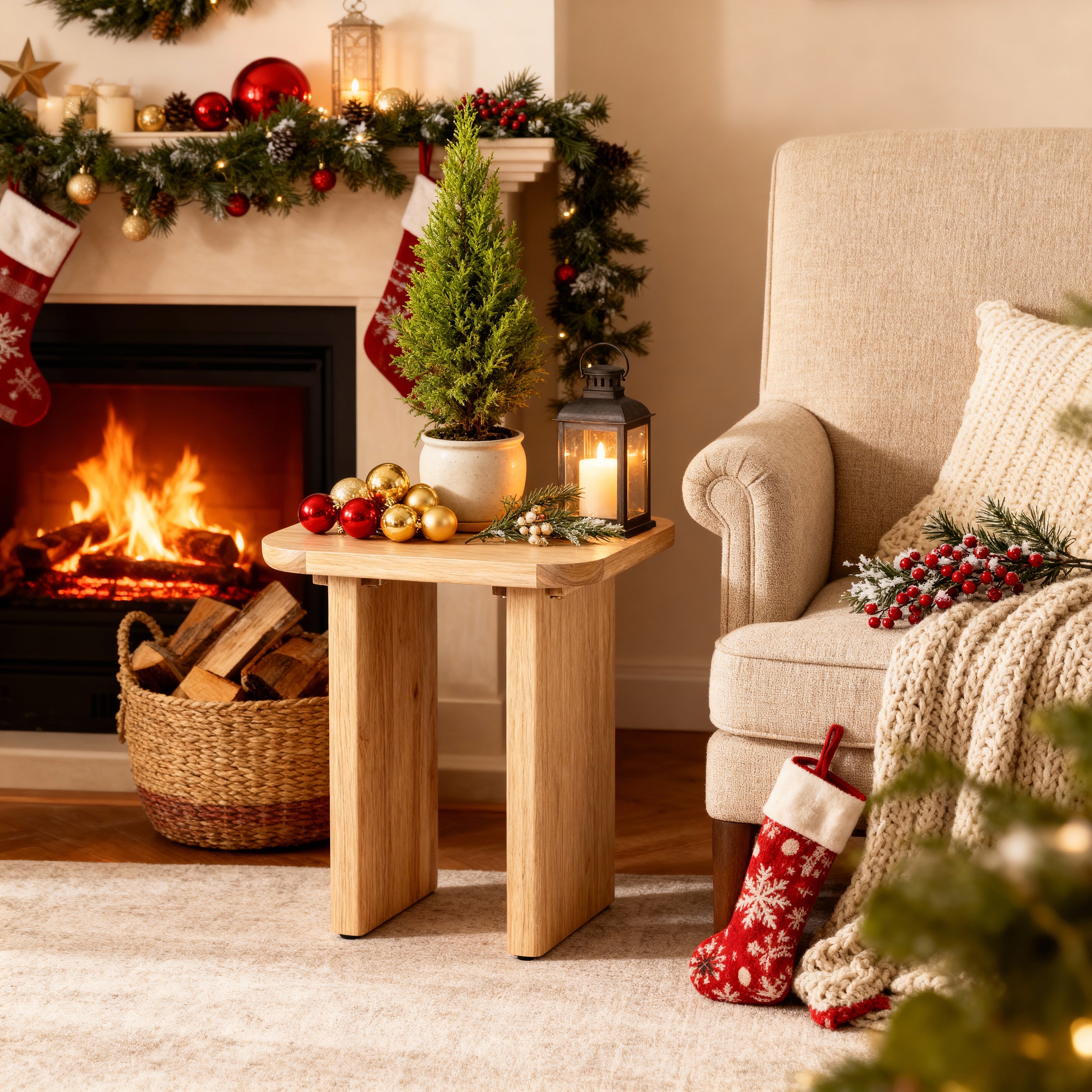 Liverpool End Table (Natural)