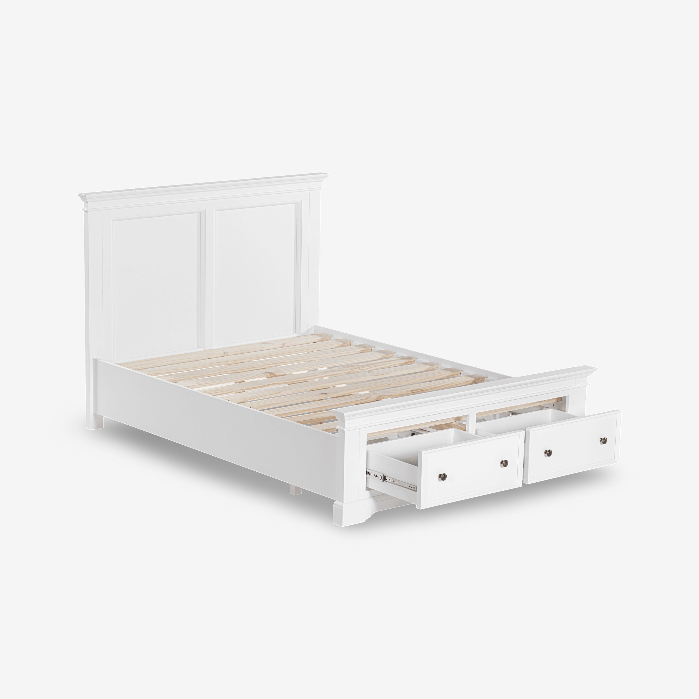 London Double Bed - 2 Drawers