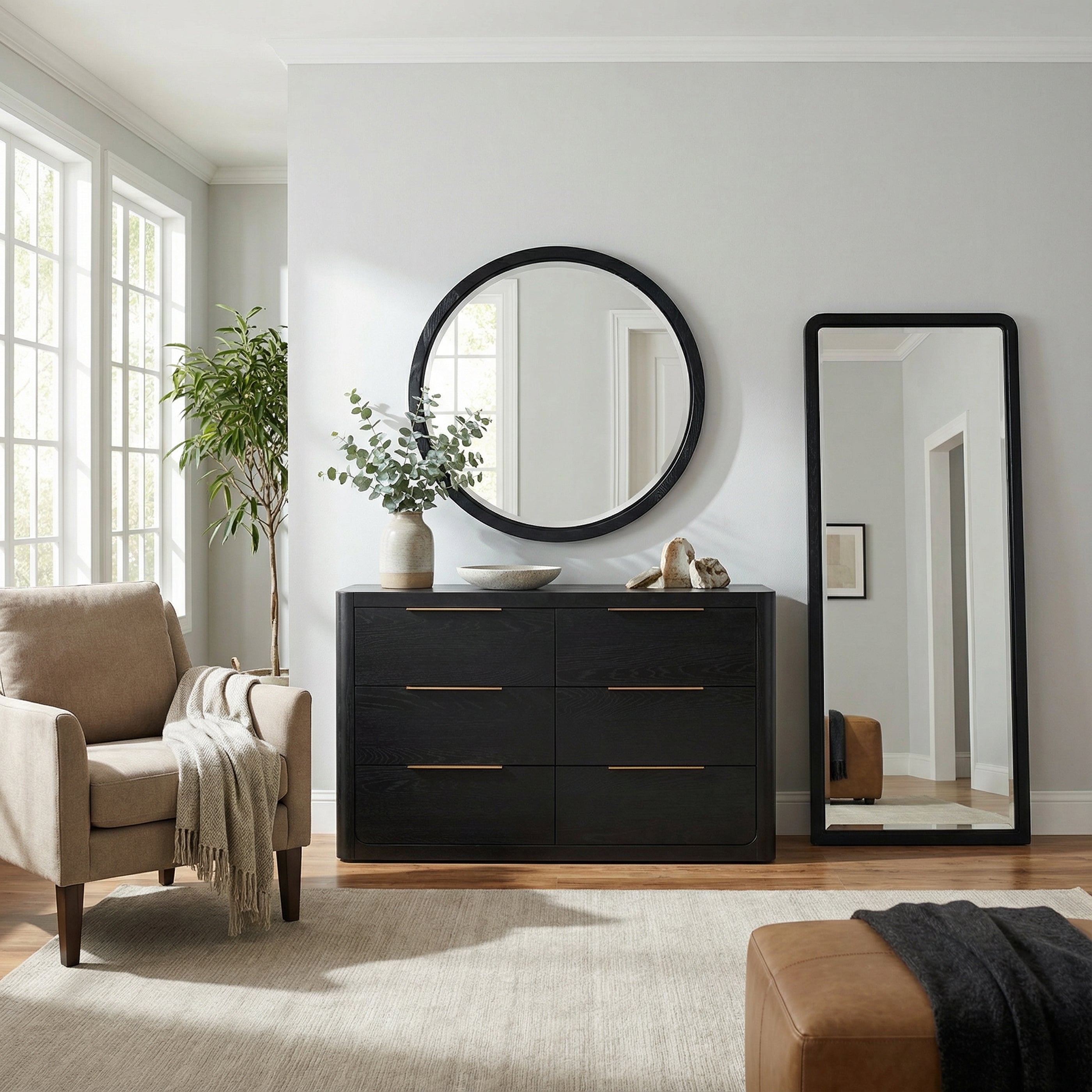 Liverpool Mirror (Black)