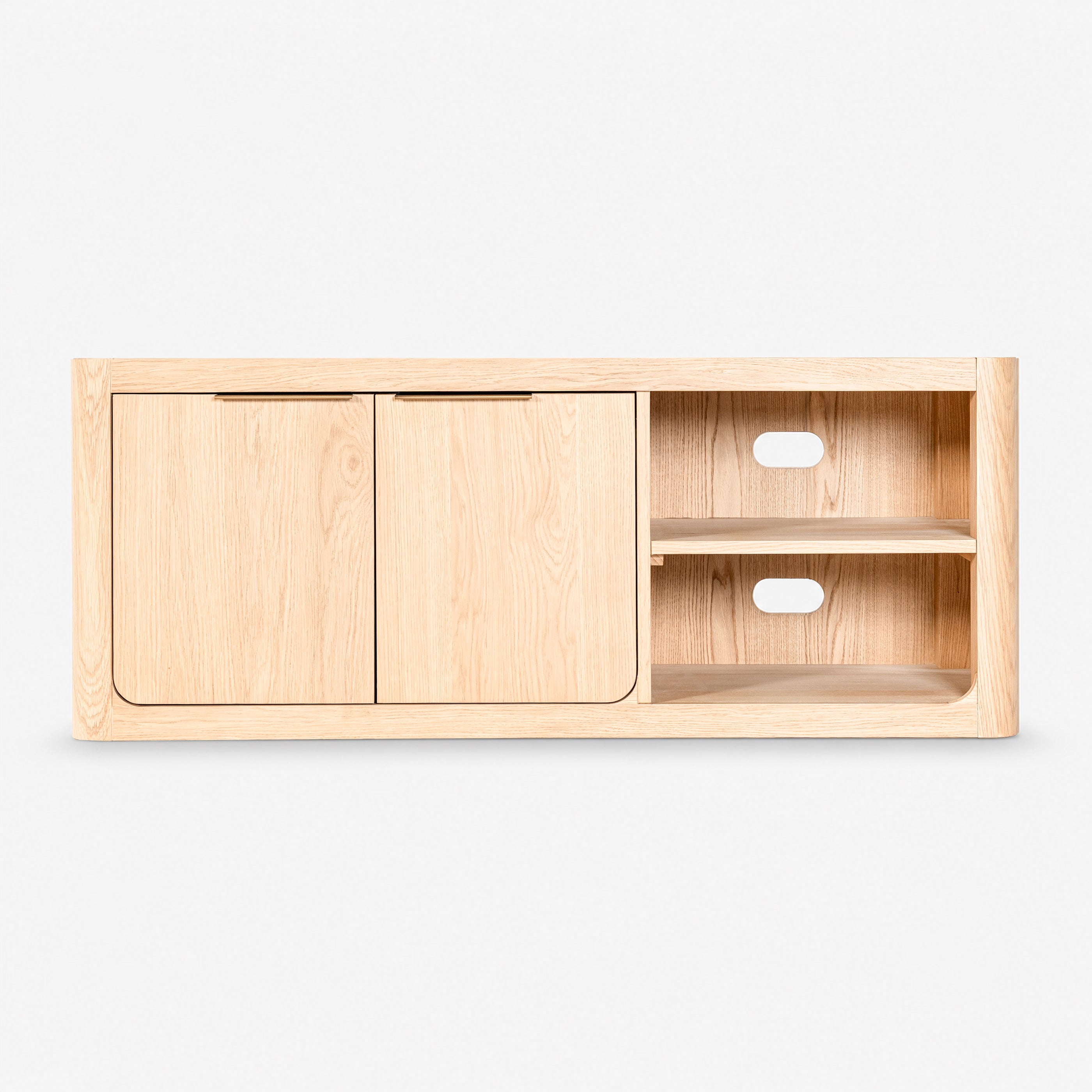 Liverpool Pine 2 Door TV Unit 140cm - Natural