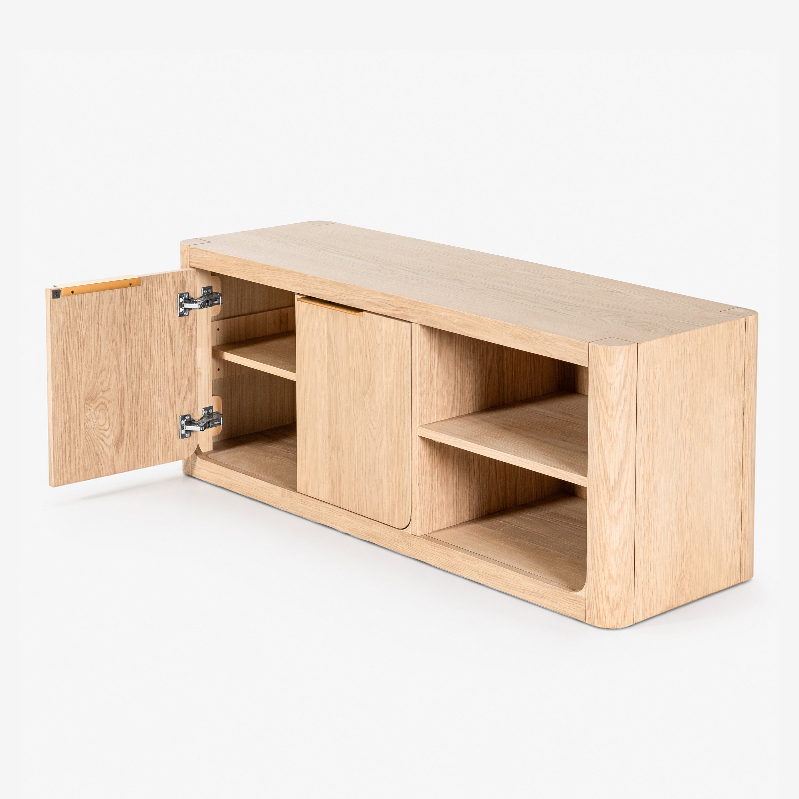 Liverpool Pine 2 Door TV Unit 140cm - Natural