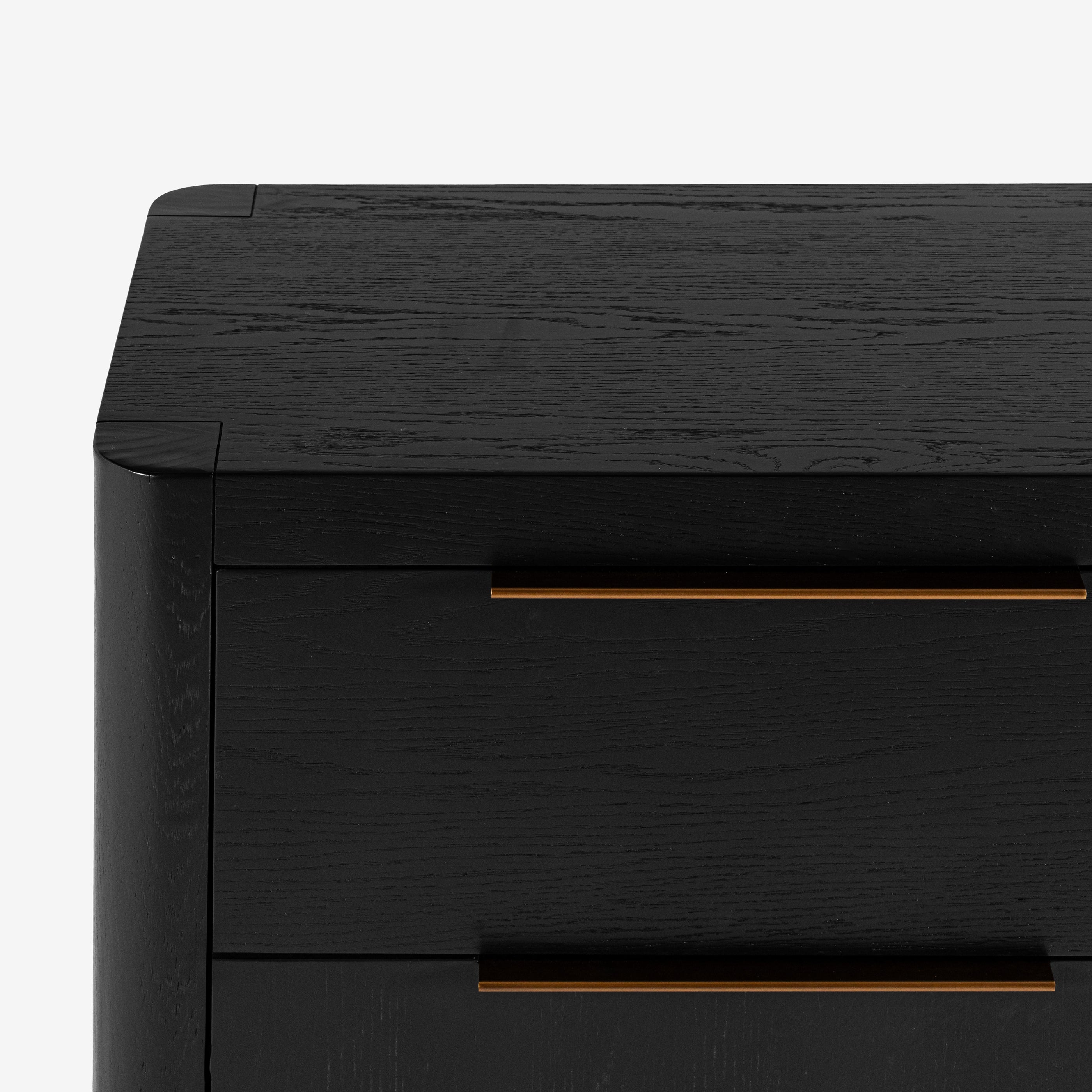 Liverpool Pine 2 Door 2 Drawer Sideboard - Black