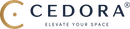 CEDORA logo with a gold and black design on a white background

