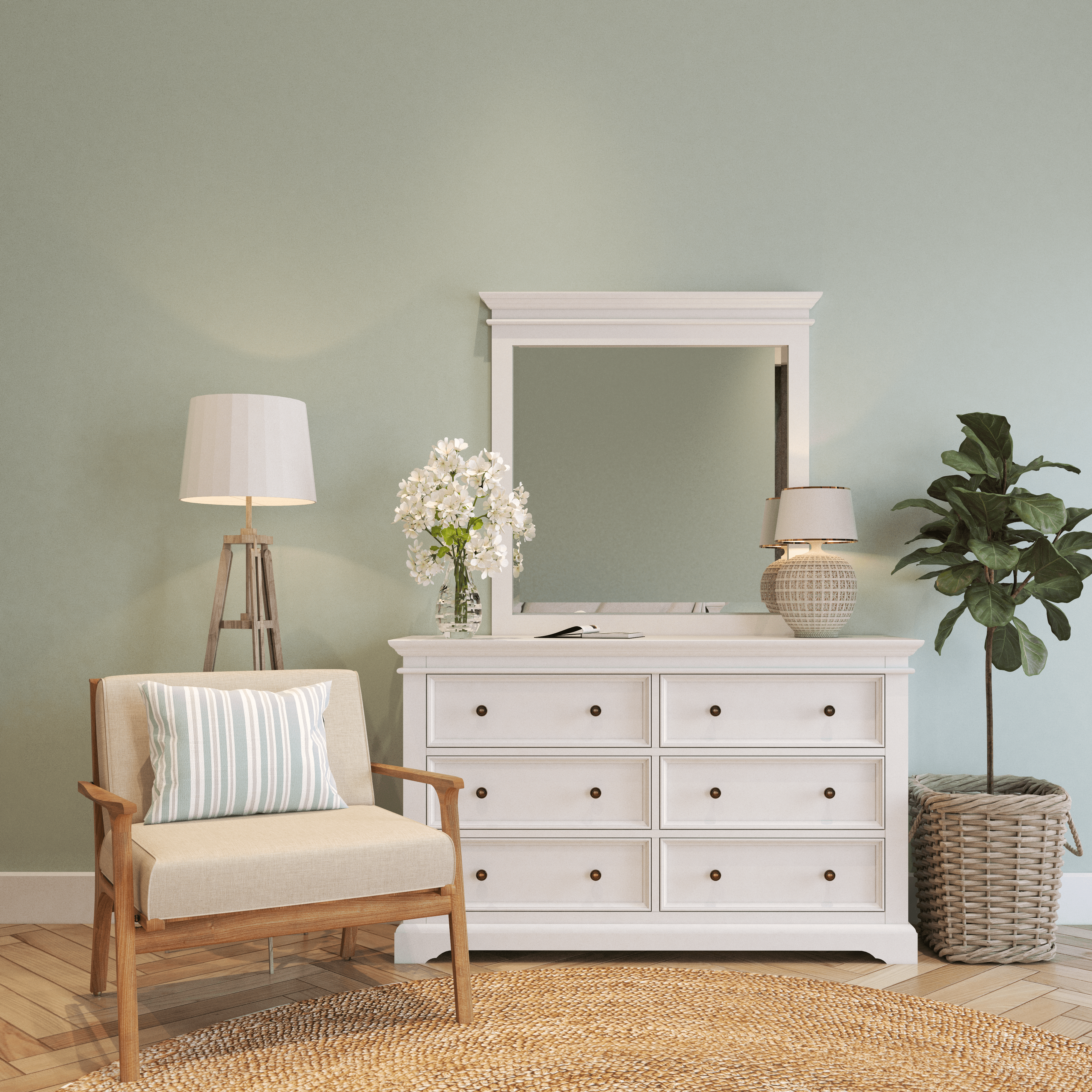 London 6 Drawer Chest
