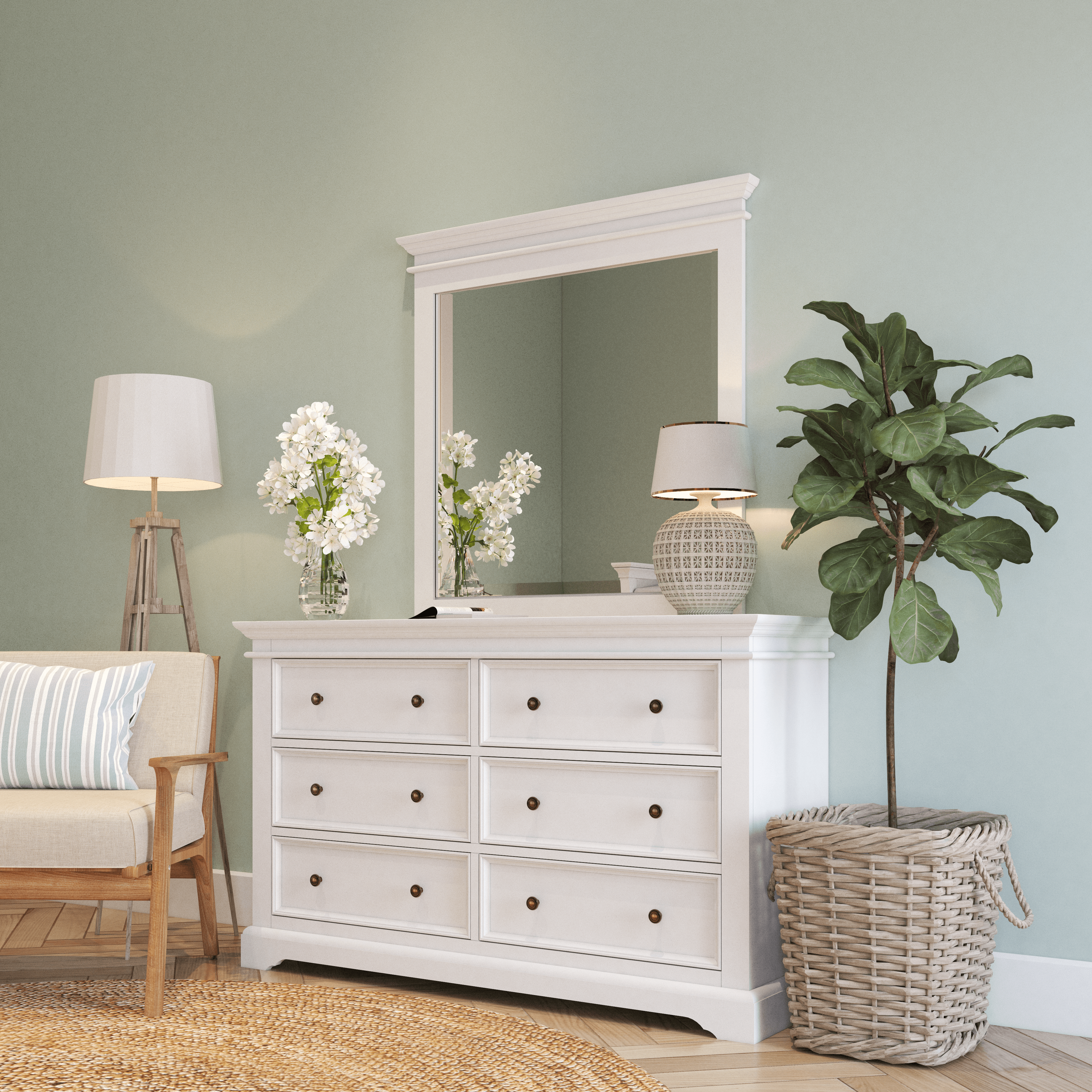 London 6 Drawer Chest