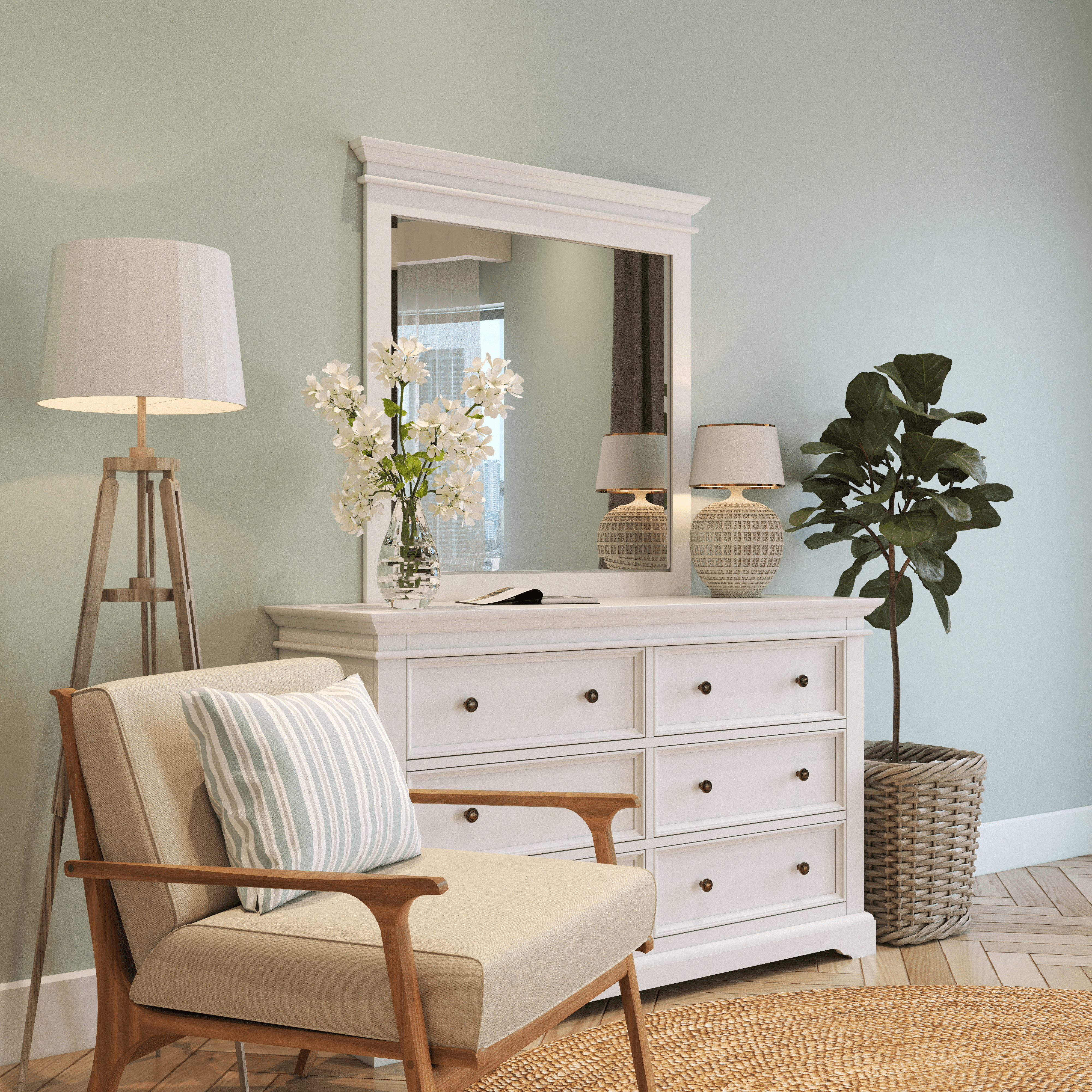 London 6 Drawer Chest