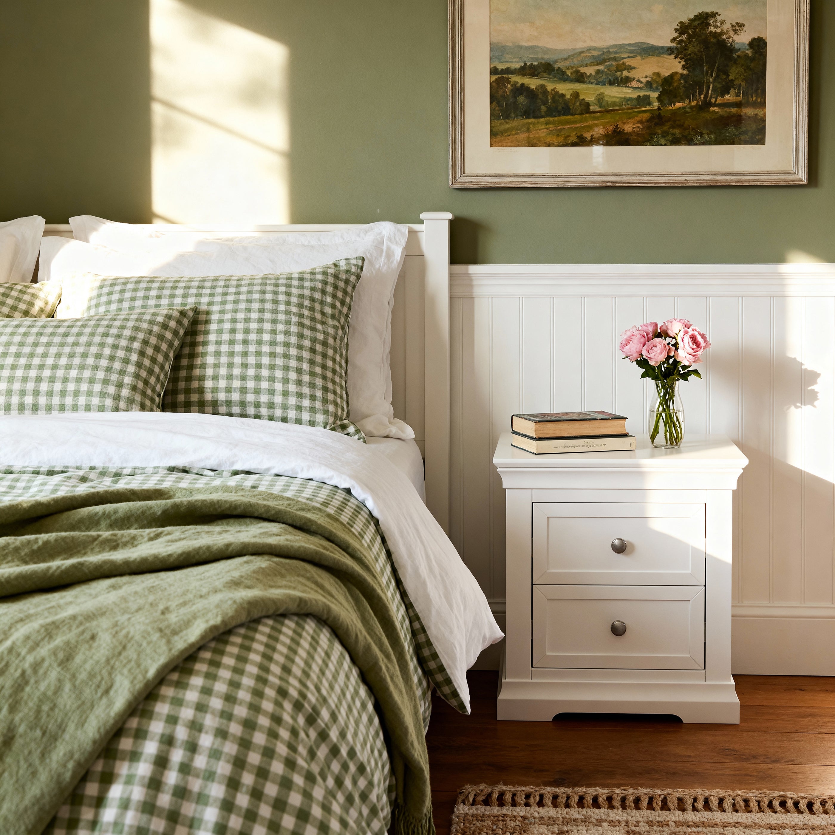 Manchester 2 Drawer Bedside Table