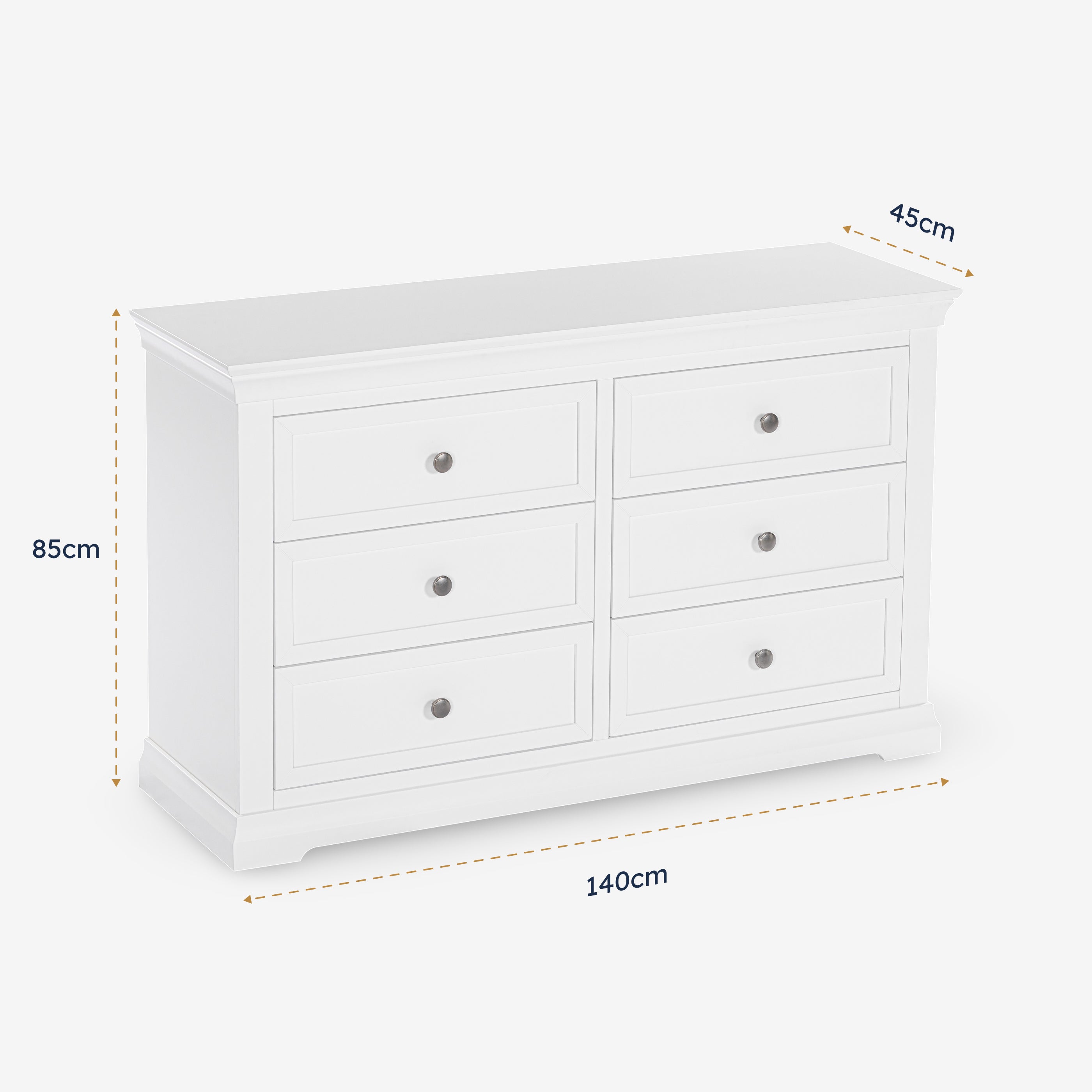 Manchester 6 Drawer Chest