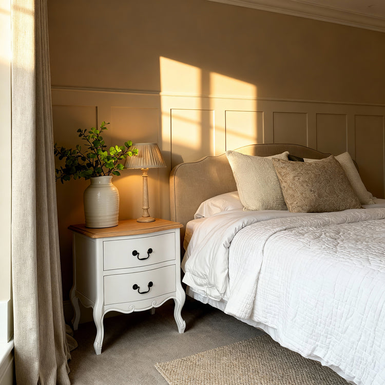 Newcastle 2 Drawer Bedside Table