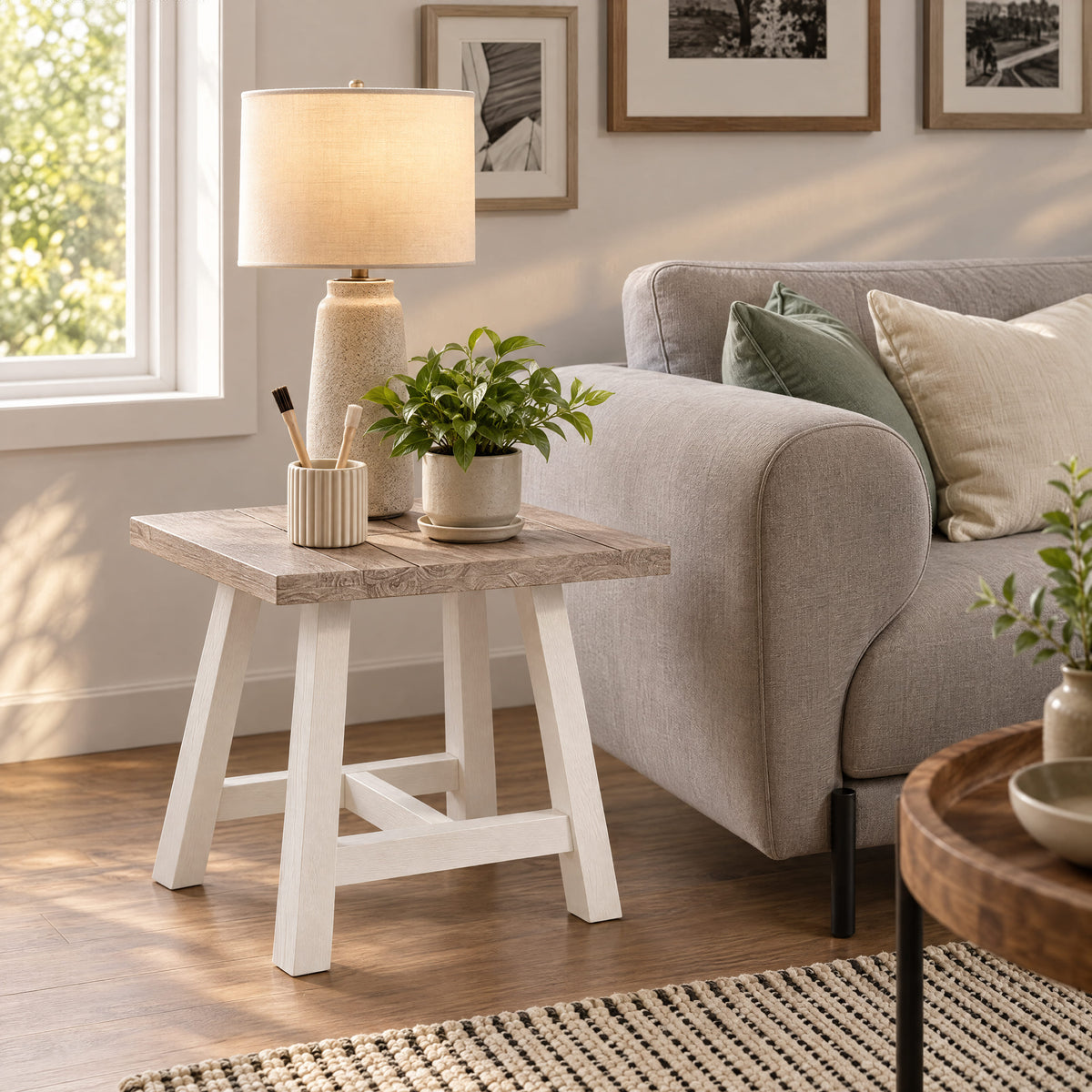 Oxford Acacia Side Table