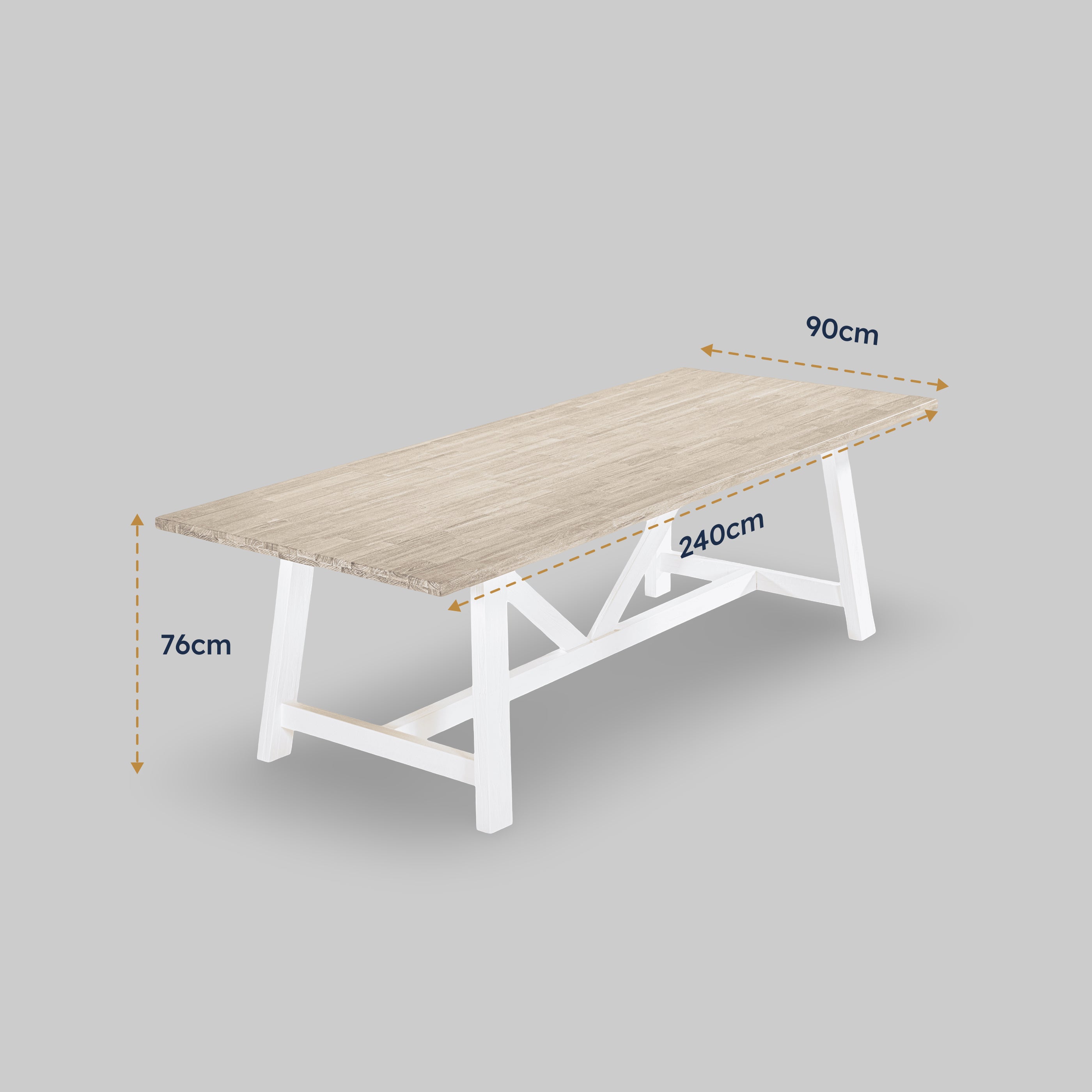Oxford 240cm 8 Seater Dining Set