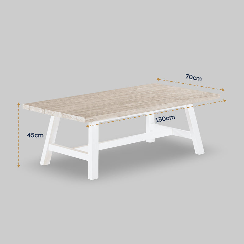Oxford Acacia Coffee Table — dimension