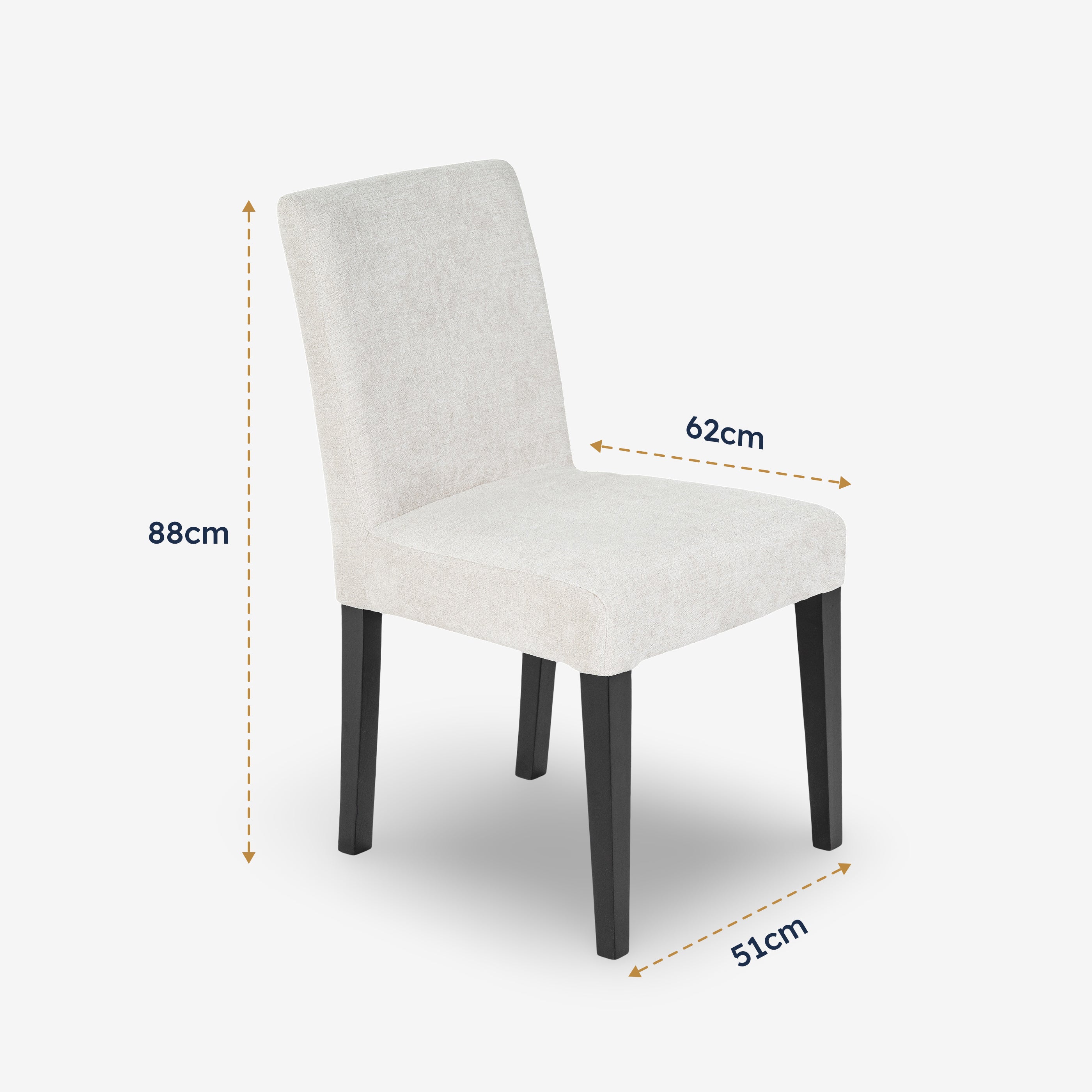 Set of 2 - Richmond Dining Chair (Black)