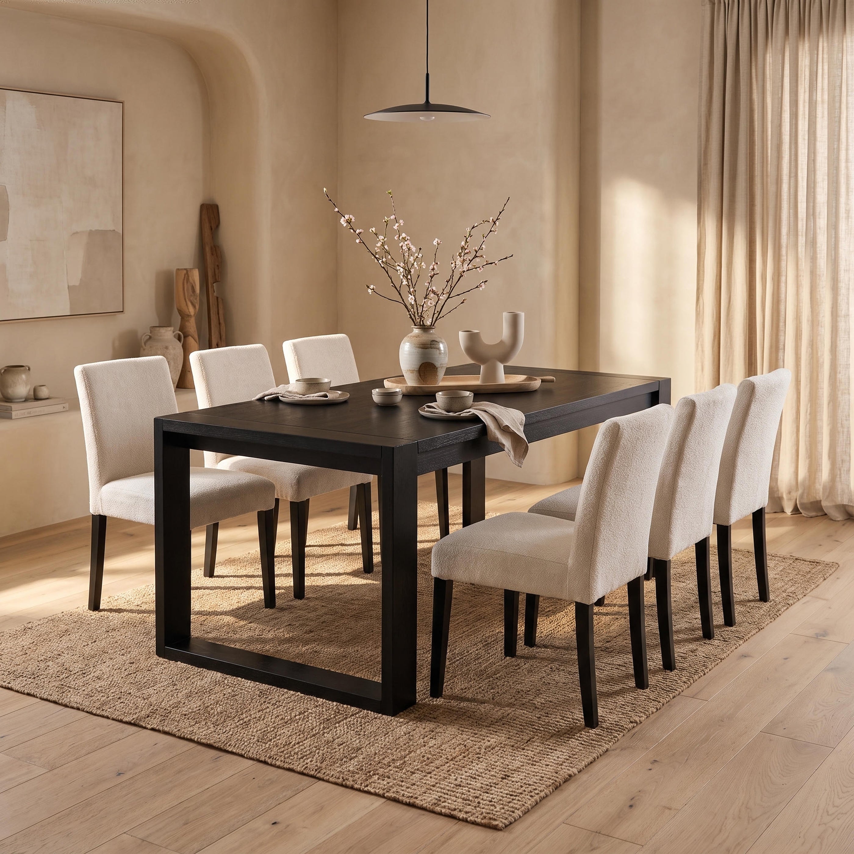 Richmond Dining Table 190cm (Black)