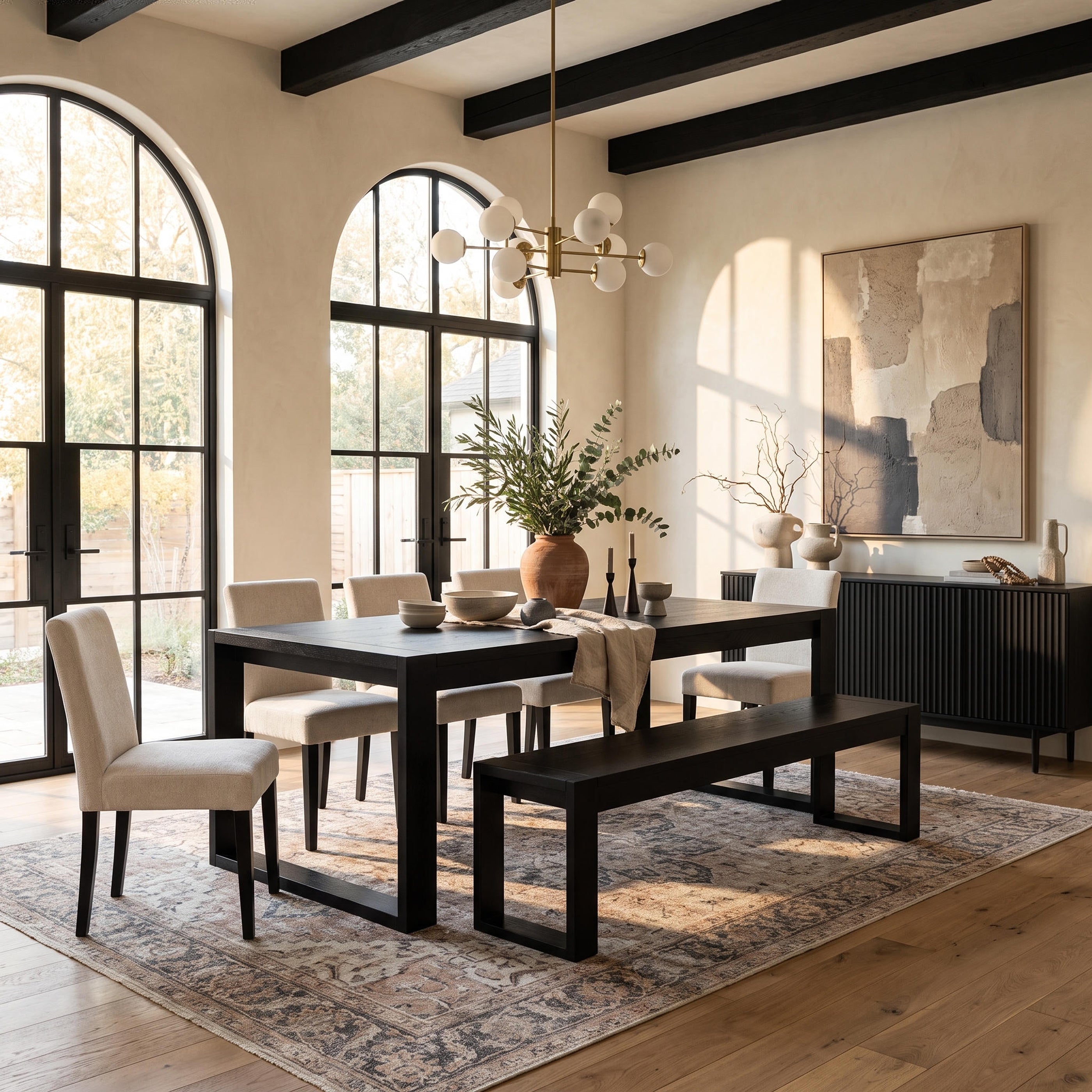 Richmond Dining Table 190cm (Black)