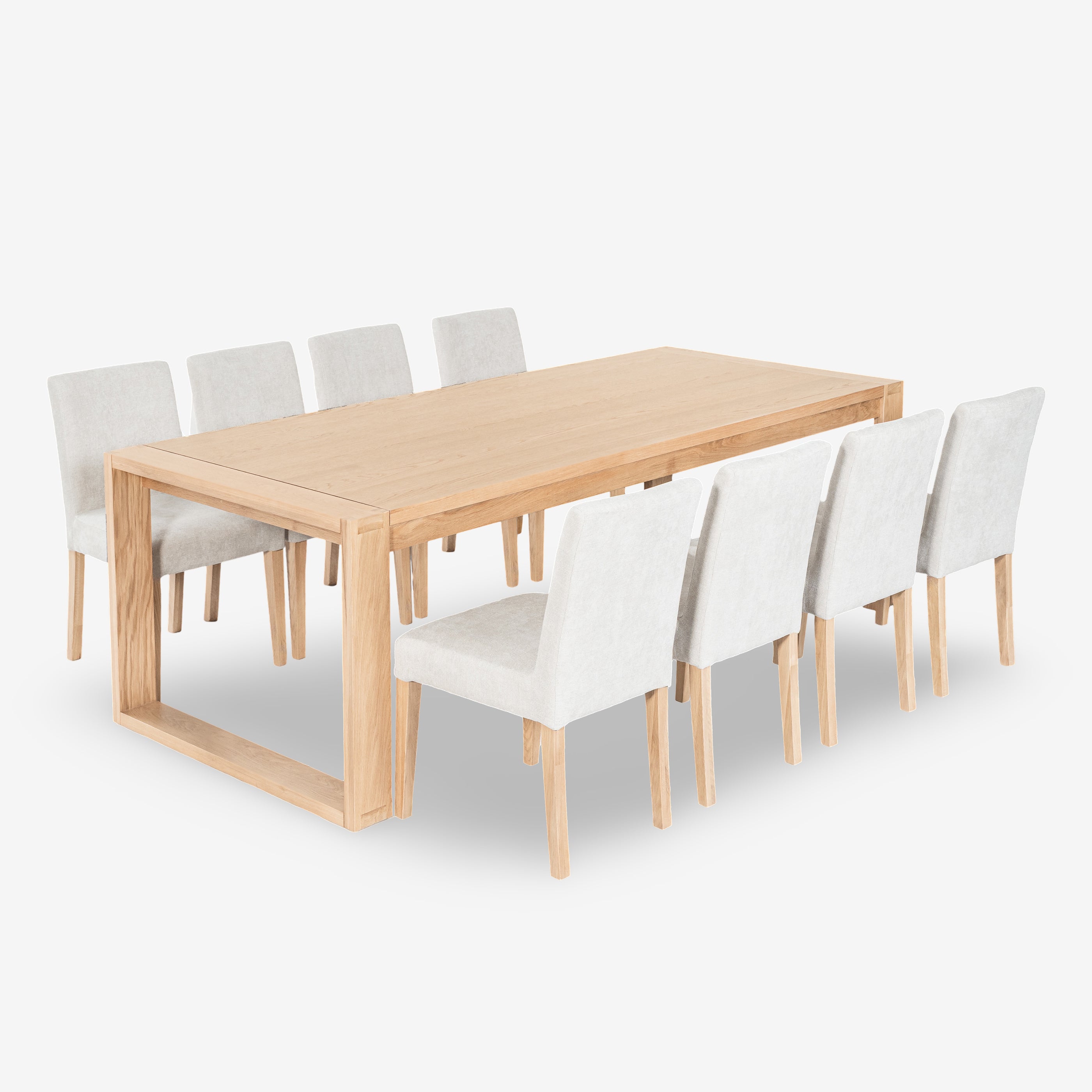 Richmond Pine Dining Table 240cm - Natural