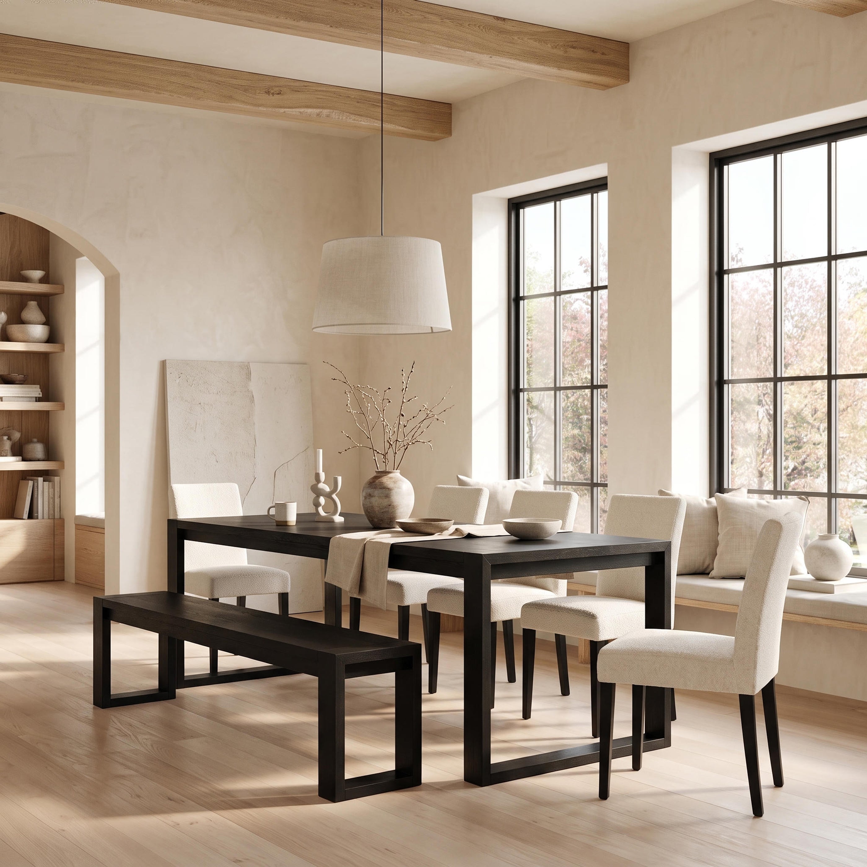 Richmond Dining Table 190cm (Black)
