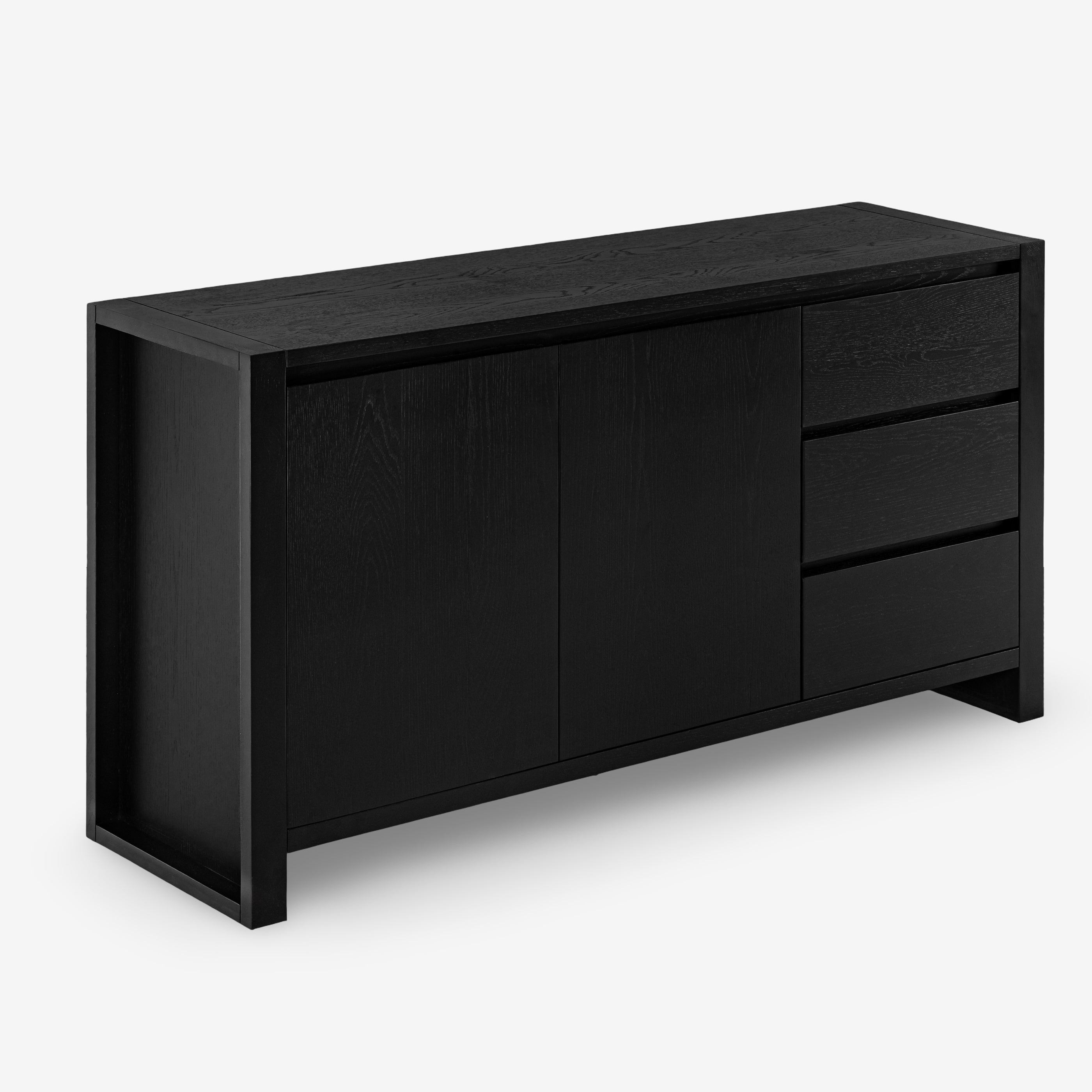 Richmond 2 Door 3 Drawer Sideboard (Black)