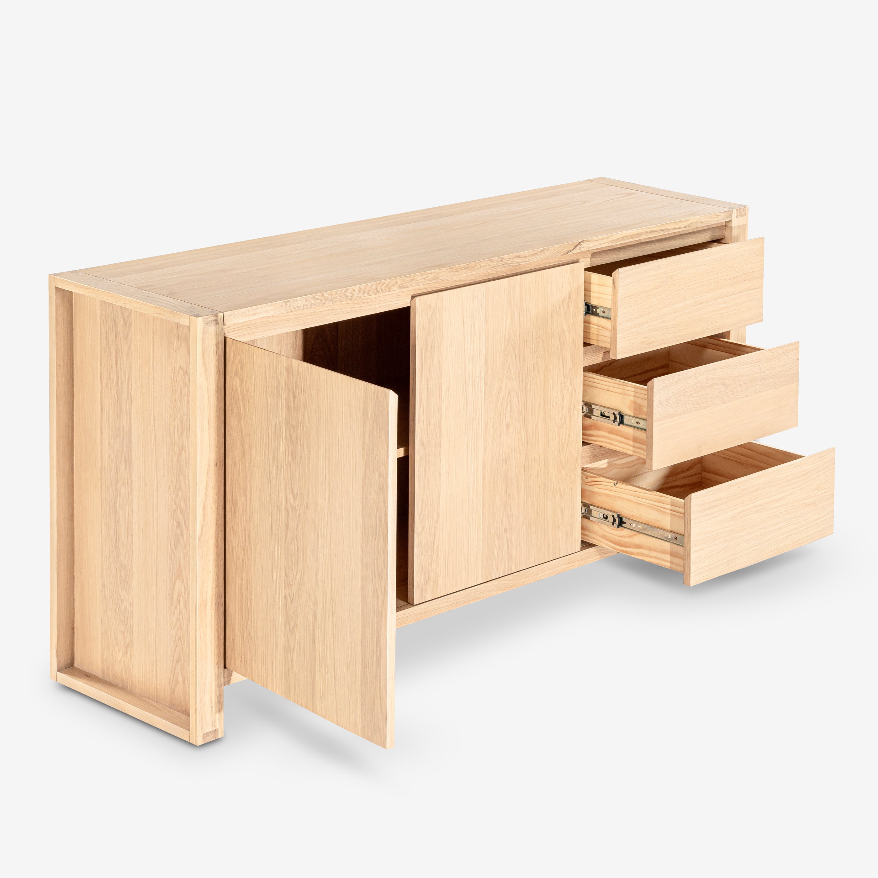 Richmond 2 Door 3 Drawer Sideboard (Natural)